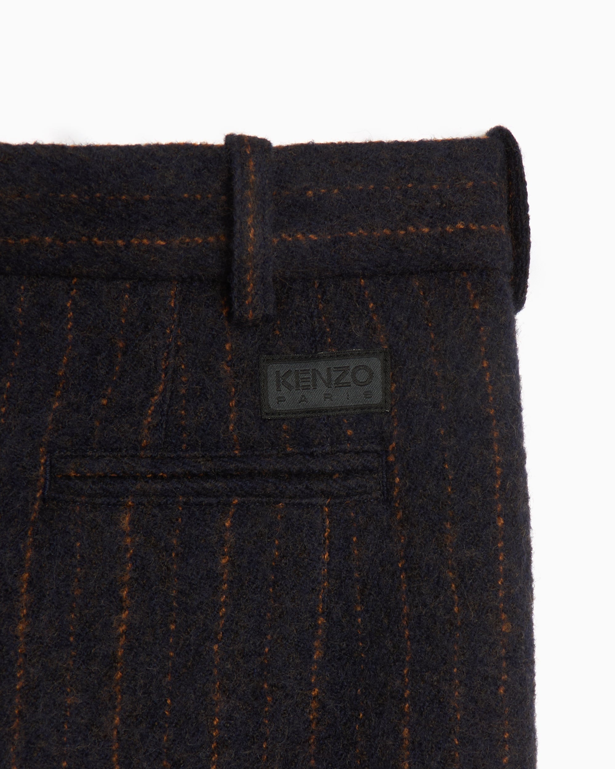 Pants Kenzo Men's Straight Pleated Tailored Pants Men's Pants - FE65PA3789GM-79