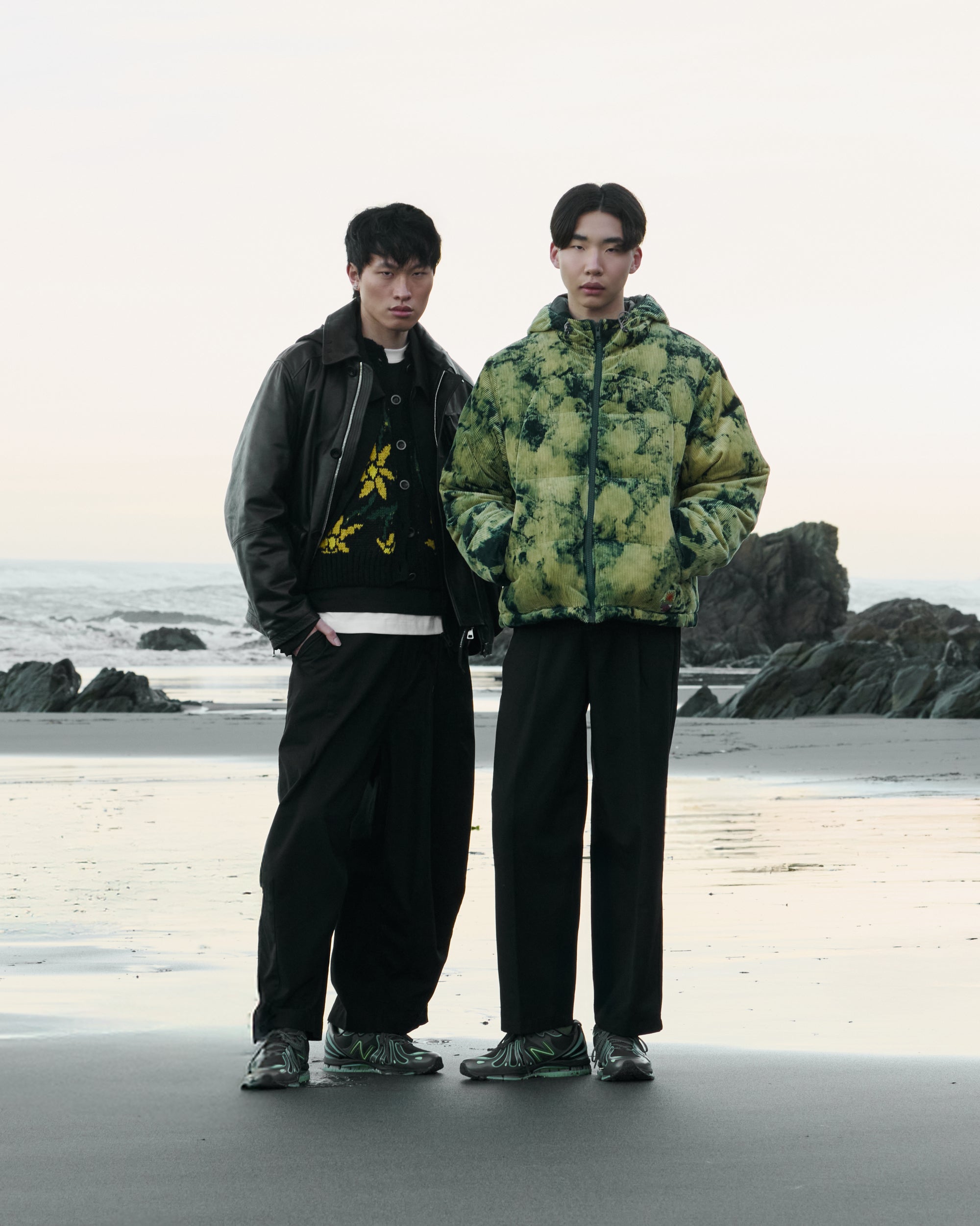 Pants Needles H.D. Relaxed Men's Baggy Pants - RW238-B-Black