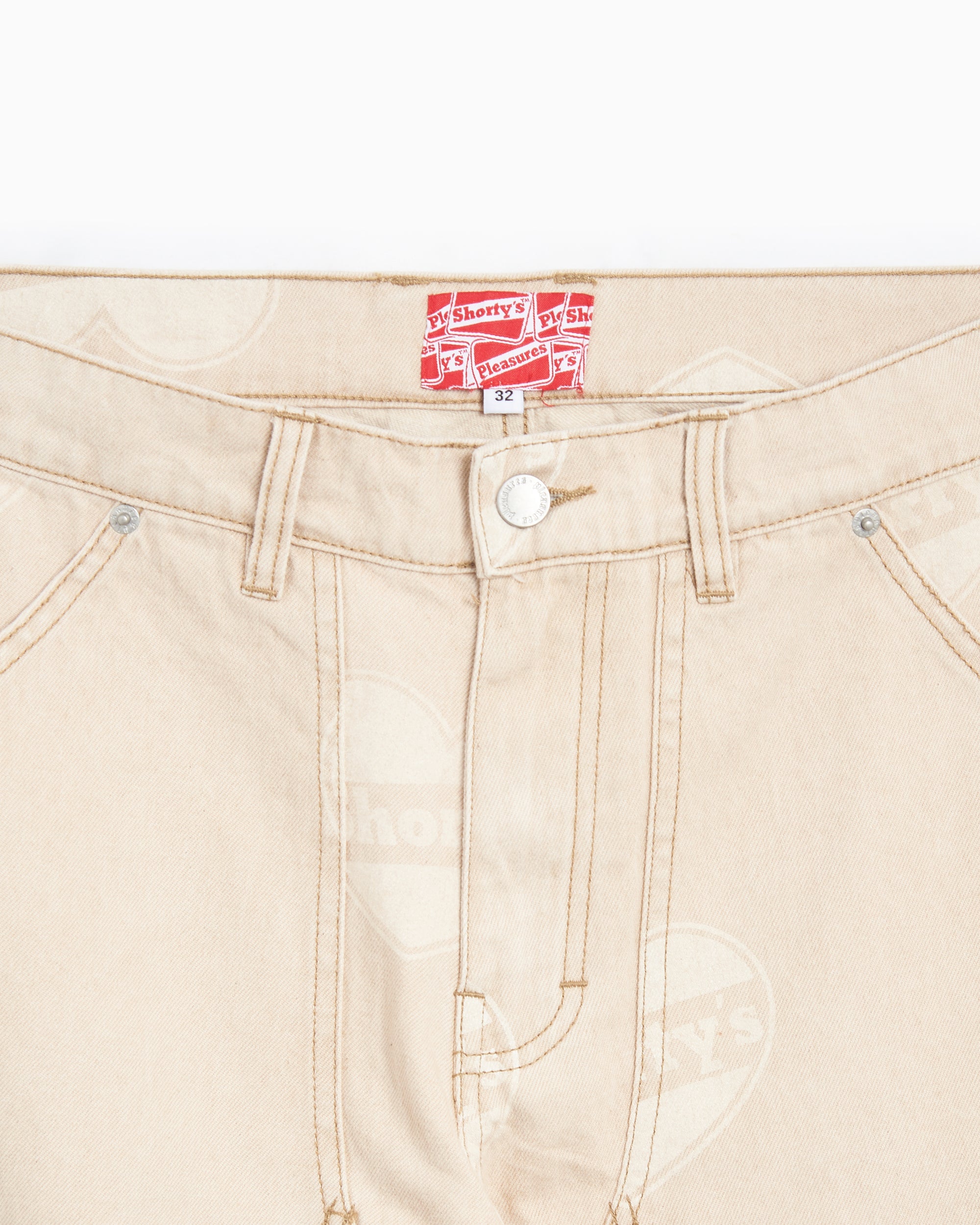 Pants Pleasures x Shortys Heart Ultra Men's Work Pants Men's Pants - P24F011-BEIGE
