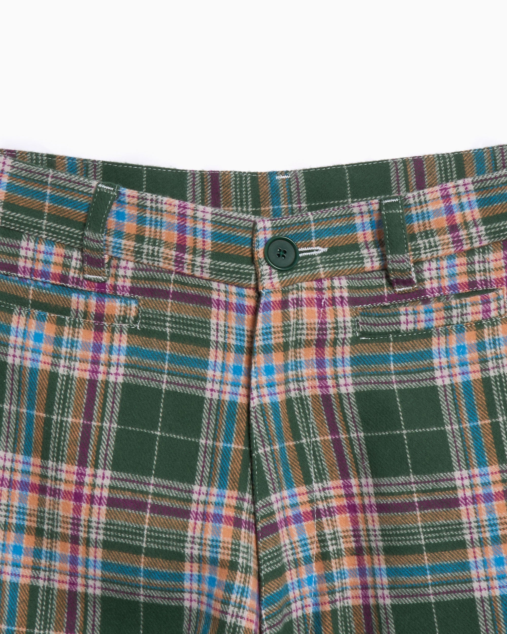 Pants Sky High Farm Workwear Flannel Unisex Cargo Pants Relaxed Unisex Cargo Pants - SHF07P011-1