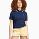 adidas Originals Cable Knit Cali Slim Damen-Poloshirt mit Logo