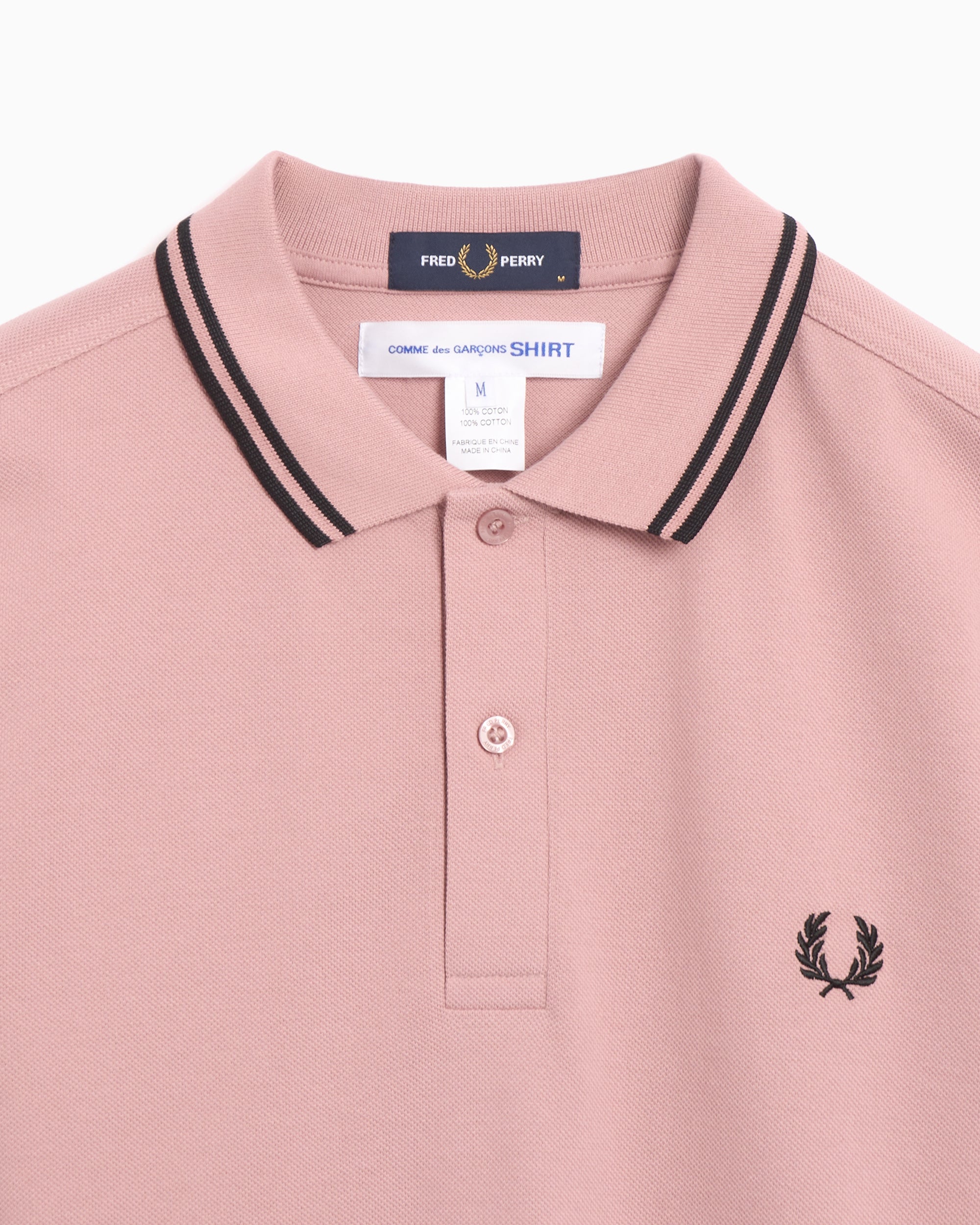 Comme Des Garçons Shirt x Fred Perry Freedom Is Energy Herren-Poloshir