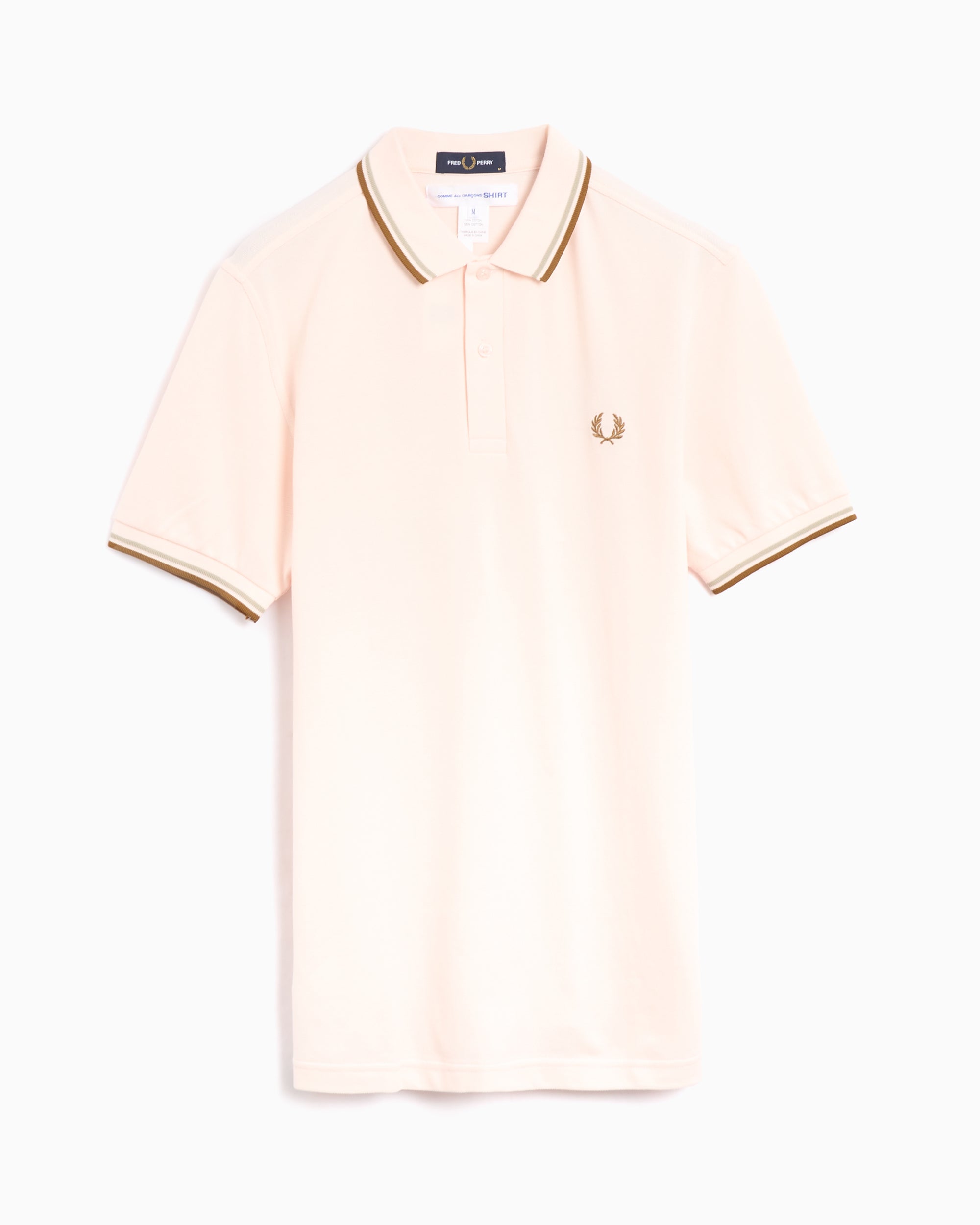Polo shirts Comme Des Garçons Shirt x Fred Perry Freedom Is Energy Men's Polo Shirt - FO-T501-S25-3