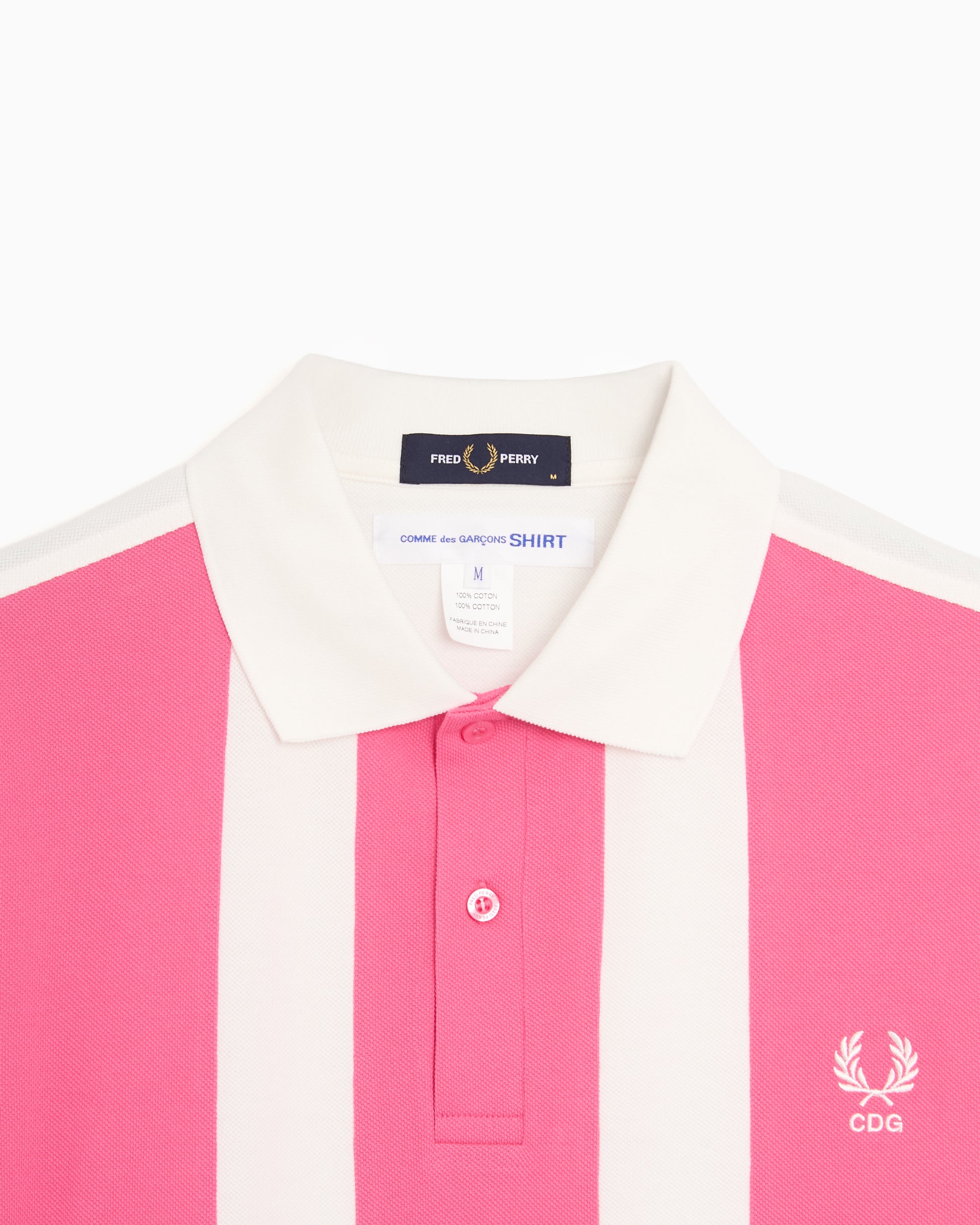 Polo shirts Comme Des Garçons Shirt x Fred Perry Striped Men's Polo Shirt - FQ-T502-S26-4