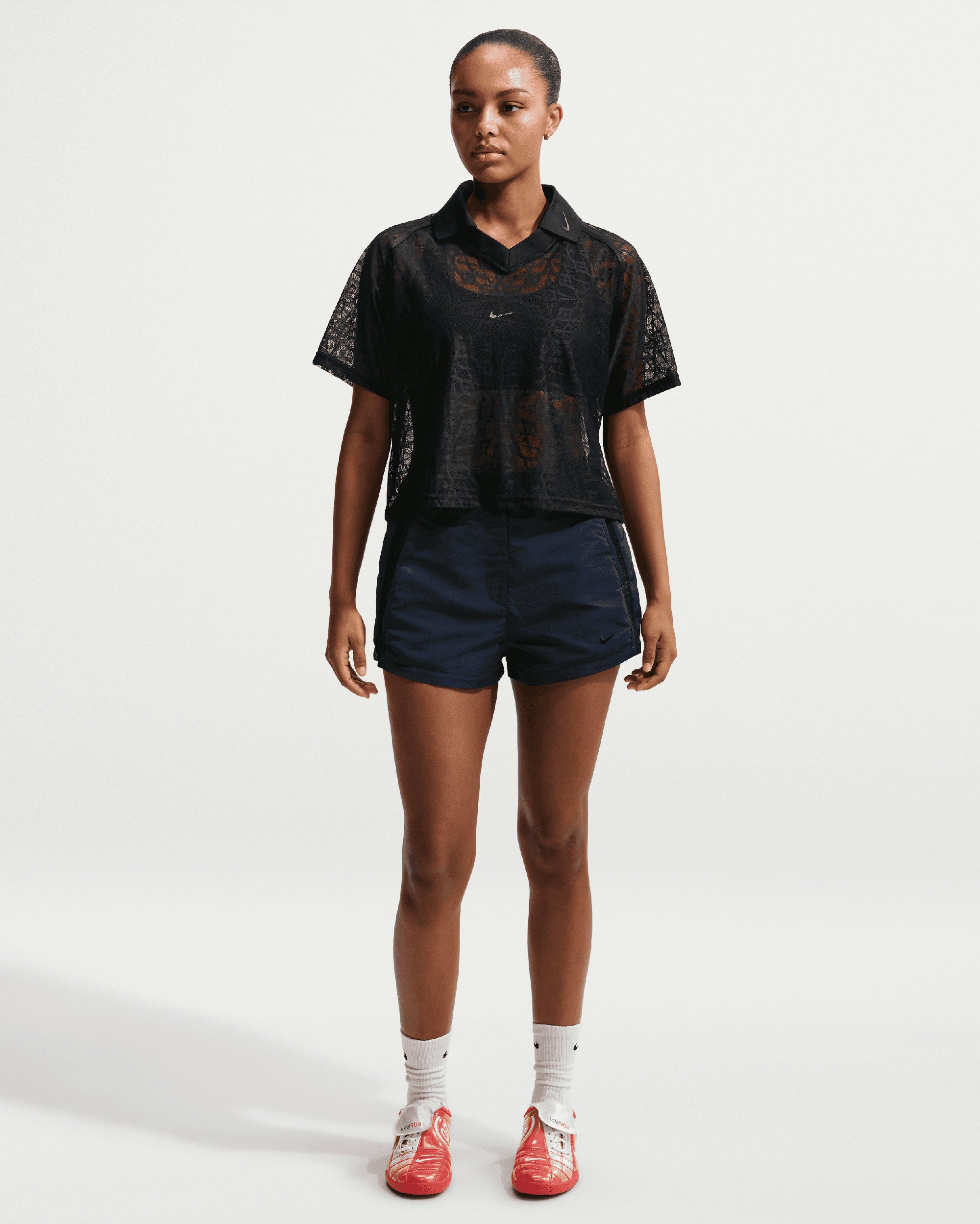 Polo shirts Nike Sportswear Lace Relaxed Women's Polo Shirt - IF0520-010
