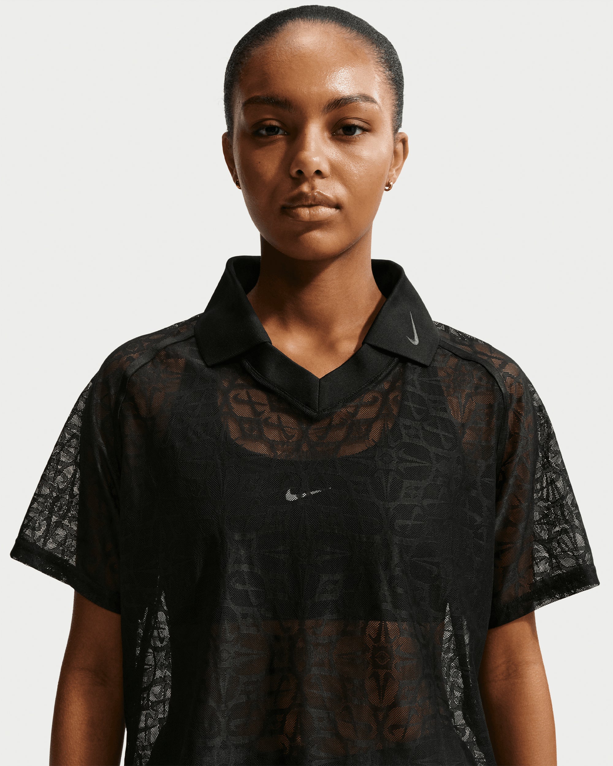 Polo shirts Nike Sportswear Lace Relaxed Women's Polo Shirt - IF0520-010