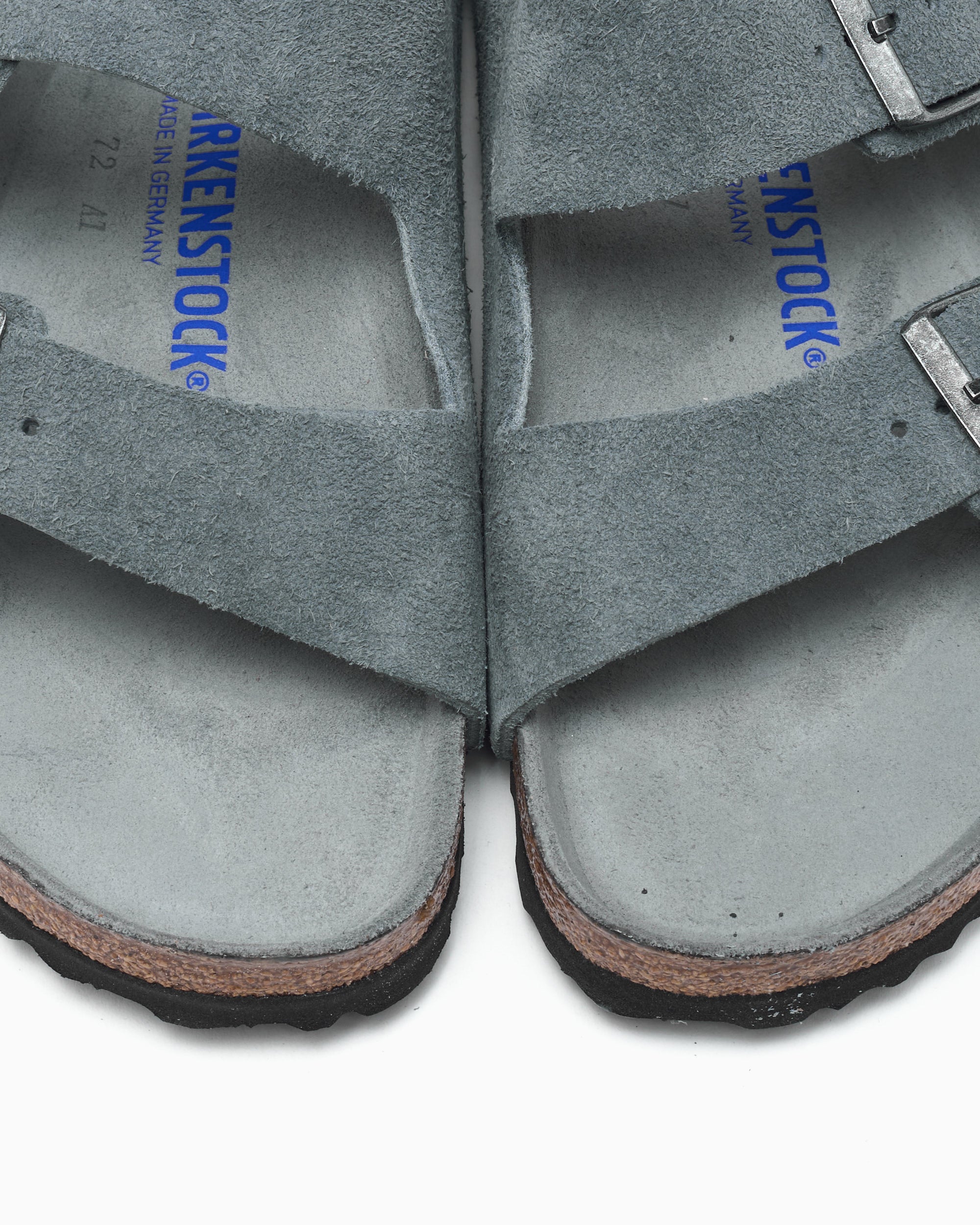 Sandals BIRKENSTOCK Arizona Soft Footbed Suede Leather Regular - 1030860