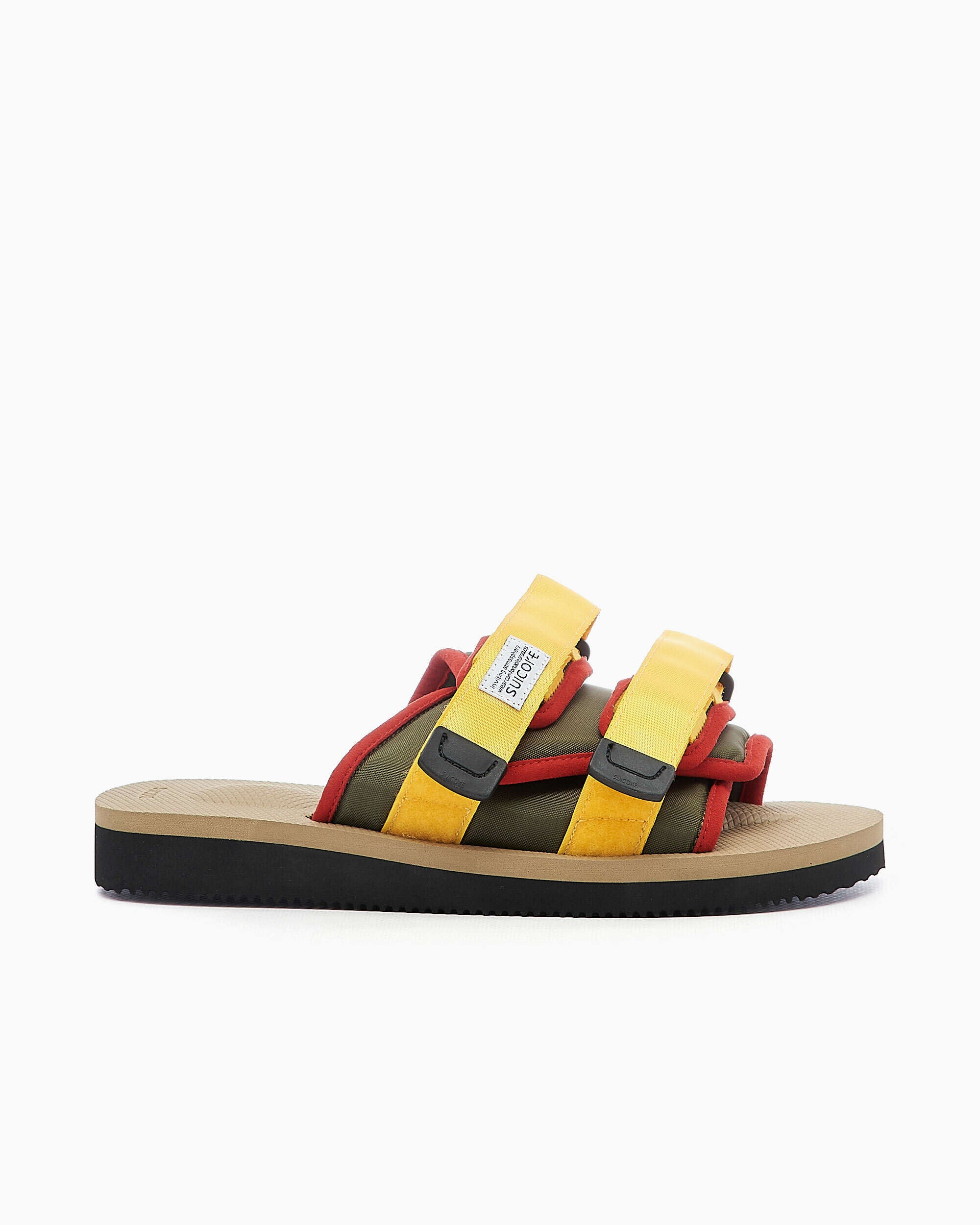 Sandals Suicoke Moto Cab Olive/Beige - OG-056Cab._131