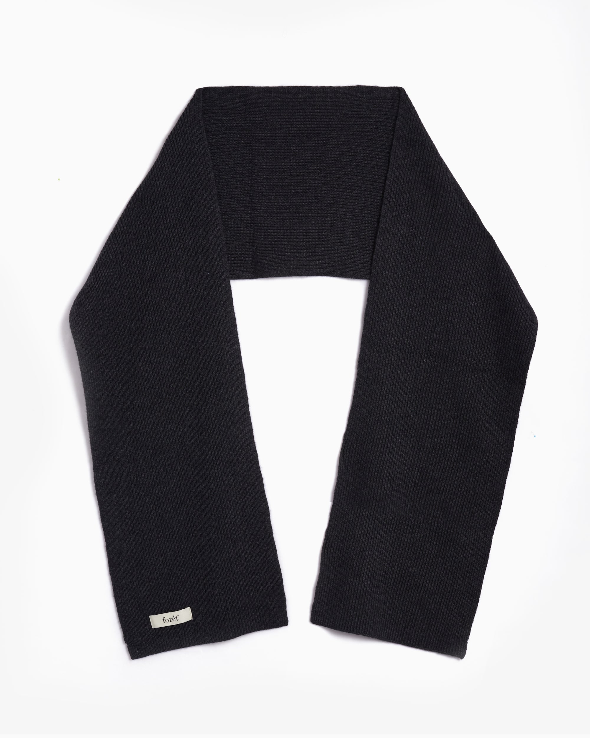 Scarves Gloves Forét Relax Unisex Rib Scarf Unisex Scarves Gloves - F4238-DKGREYMELANGÉ