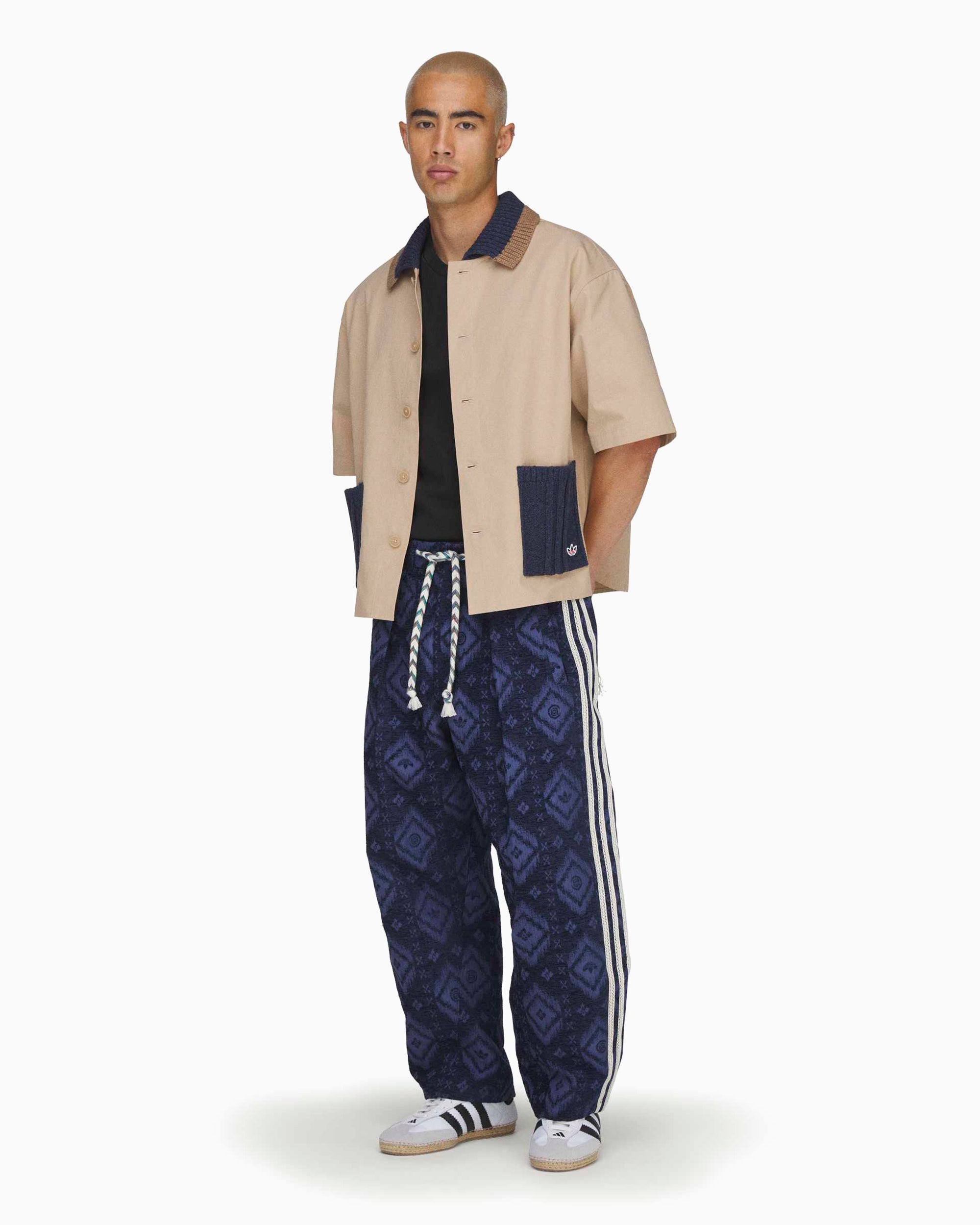 Shirts adidas Originals x CLOT Guayabera Half-Sleeved Boxy Unisex Shirt - KE7065