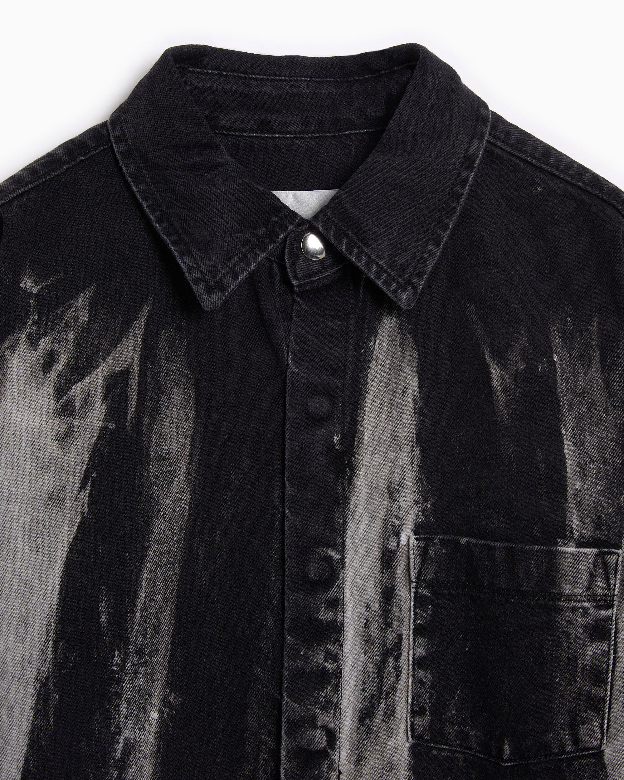 Shirts Arte Antwerp Denim Relaxed Men's Shirt - AW25-029S-Black Denim