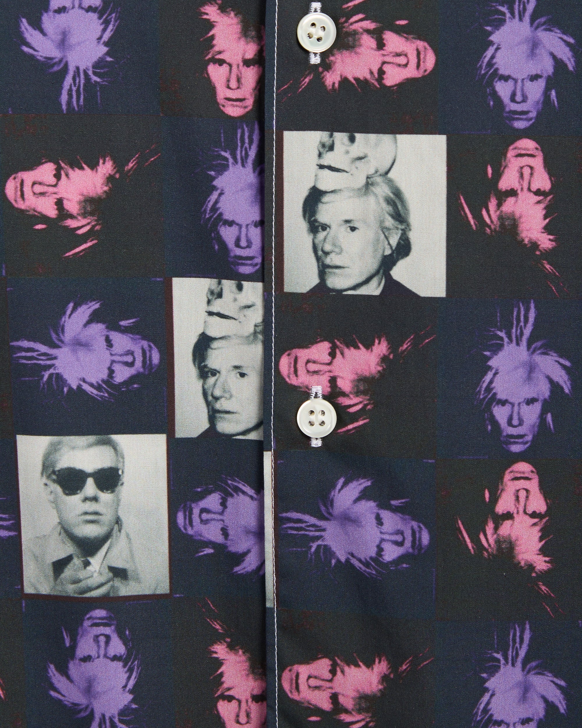 Shirts Comme Des Garçons Shirt Andy Warhol Men's Short Sleeve Shirt Men's Shirt - FM-B002-S24-1