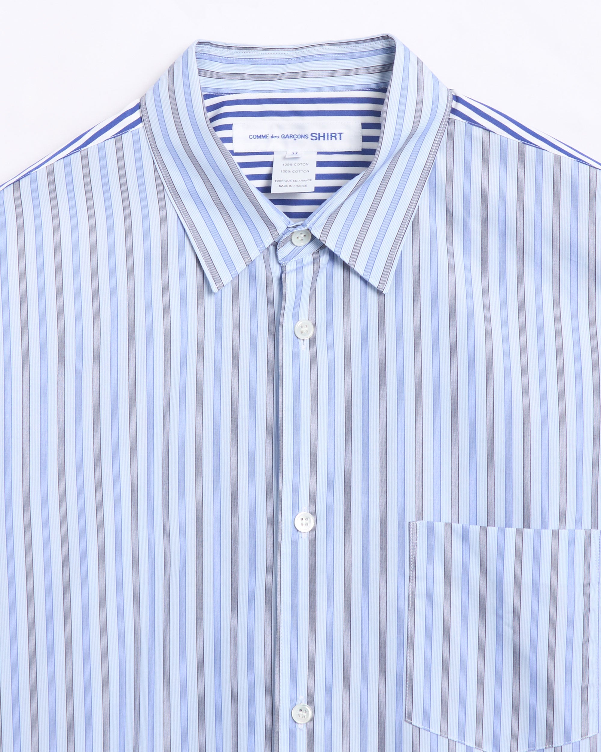 Shirts Comme Des Garçons Shirt Comme Des Garçons Men's Long Sleeve Shirt Relaxed Men's Shirt - FZ-B401-PER-2