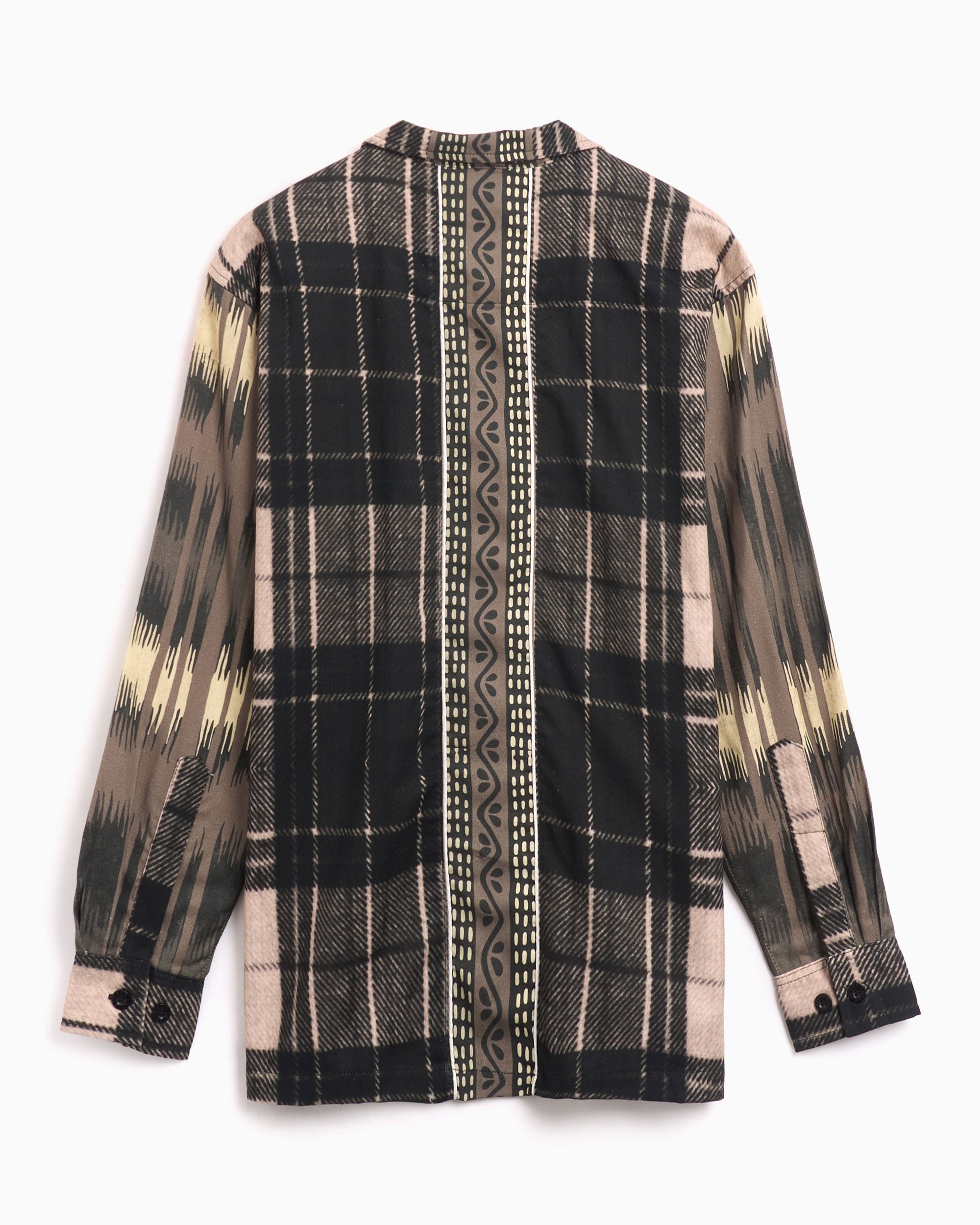 Shirts DEVÁ STATES Ikat Men's Long Sleeve Linen Shirt Men's Shirt - DSB4B203F24