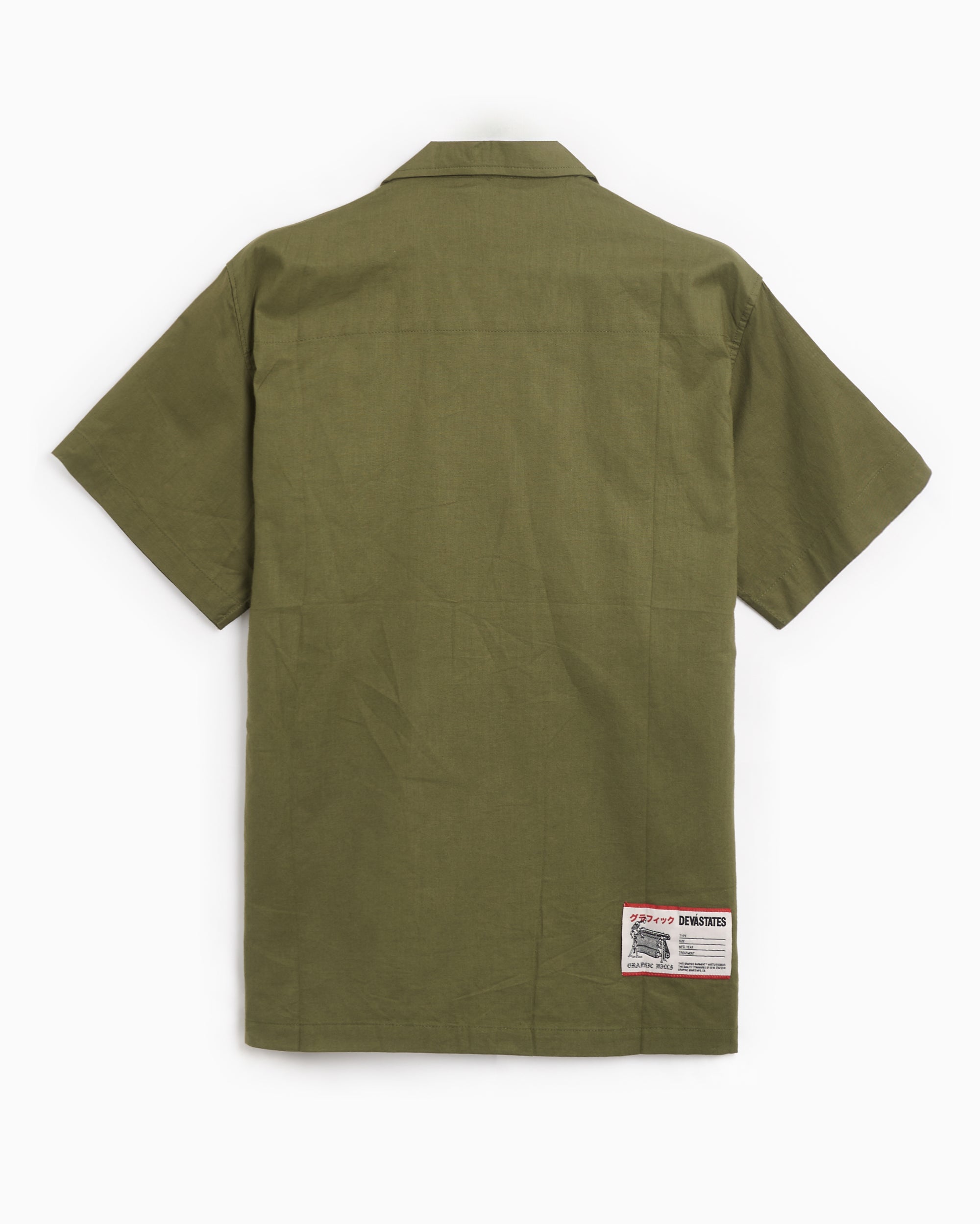 Shirts DEVÁ STATES Relic Embroidered Men's Short Sleeve Shirt Men's Shirt - DSB1OGR201S24