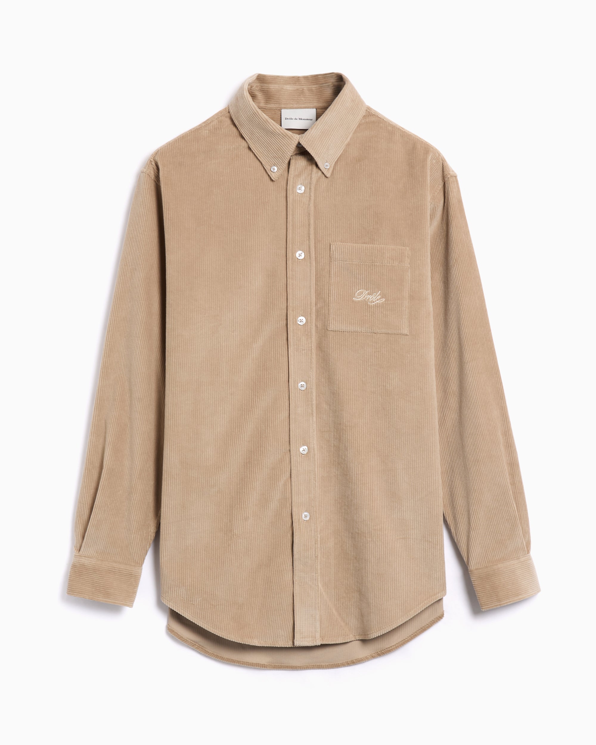 Shirts Drôle de Monsieur Corduroy Relaxed Men's Shirt - SH172-CO156-BG