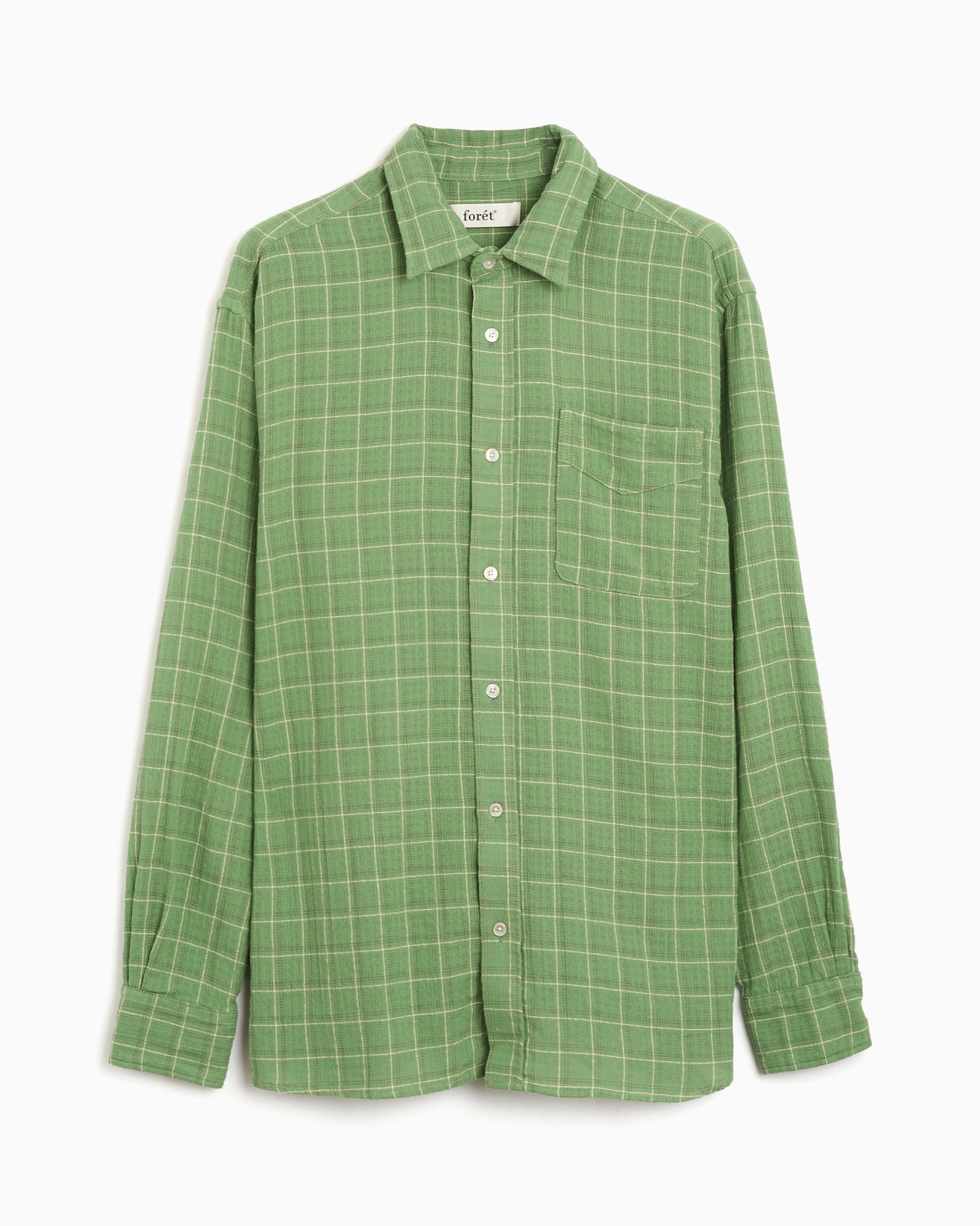 Shirts forét Scout Plaid Relaxed Men's Shirt - F1039-VIBRANTMOSSCHECK