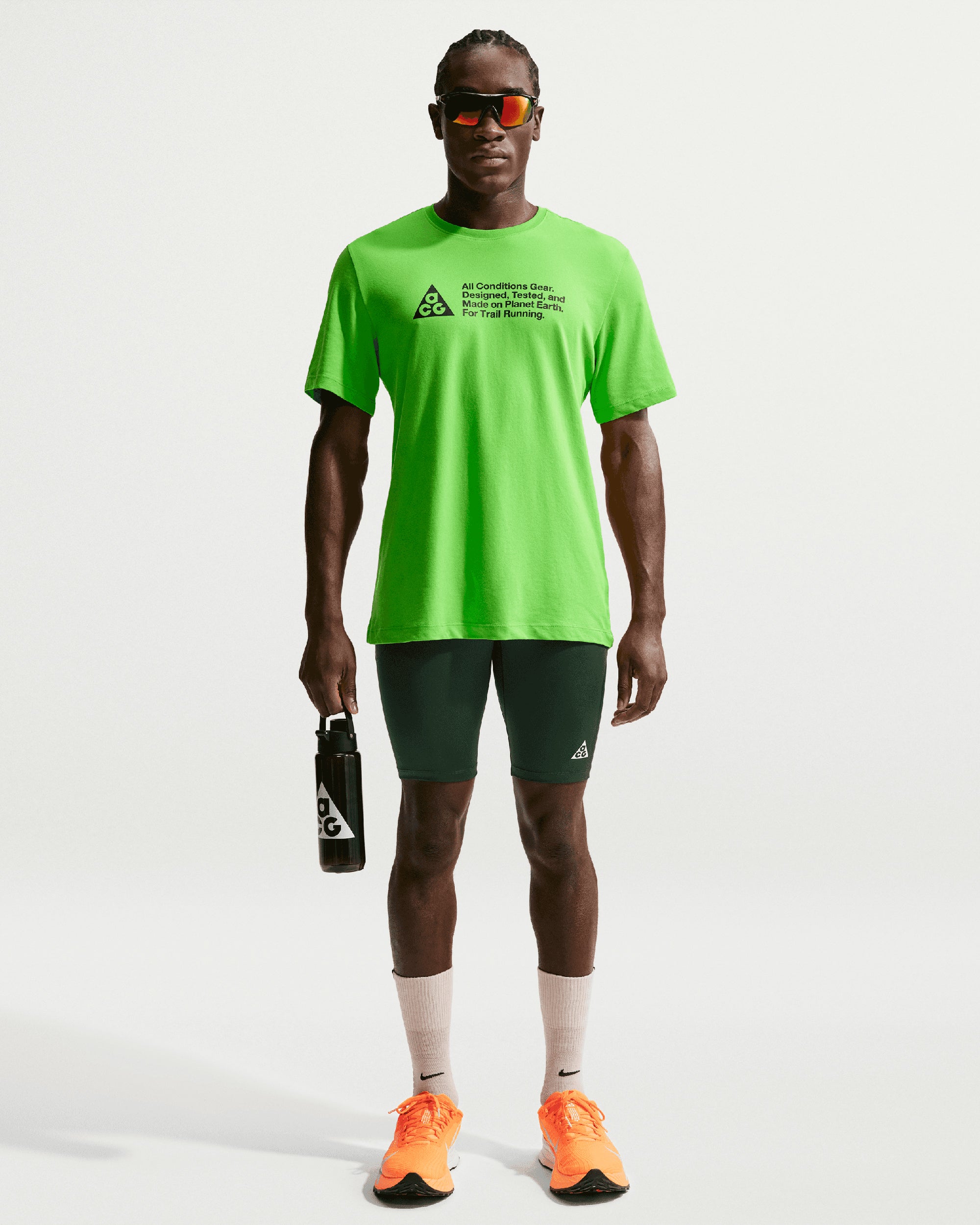 Shirts Nike ACG Trail Running Dri-FIT Logo Short-Sleeved Men's Shirt - IO9629-307