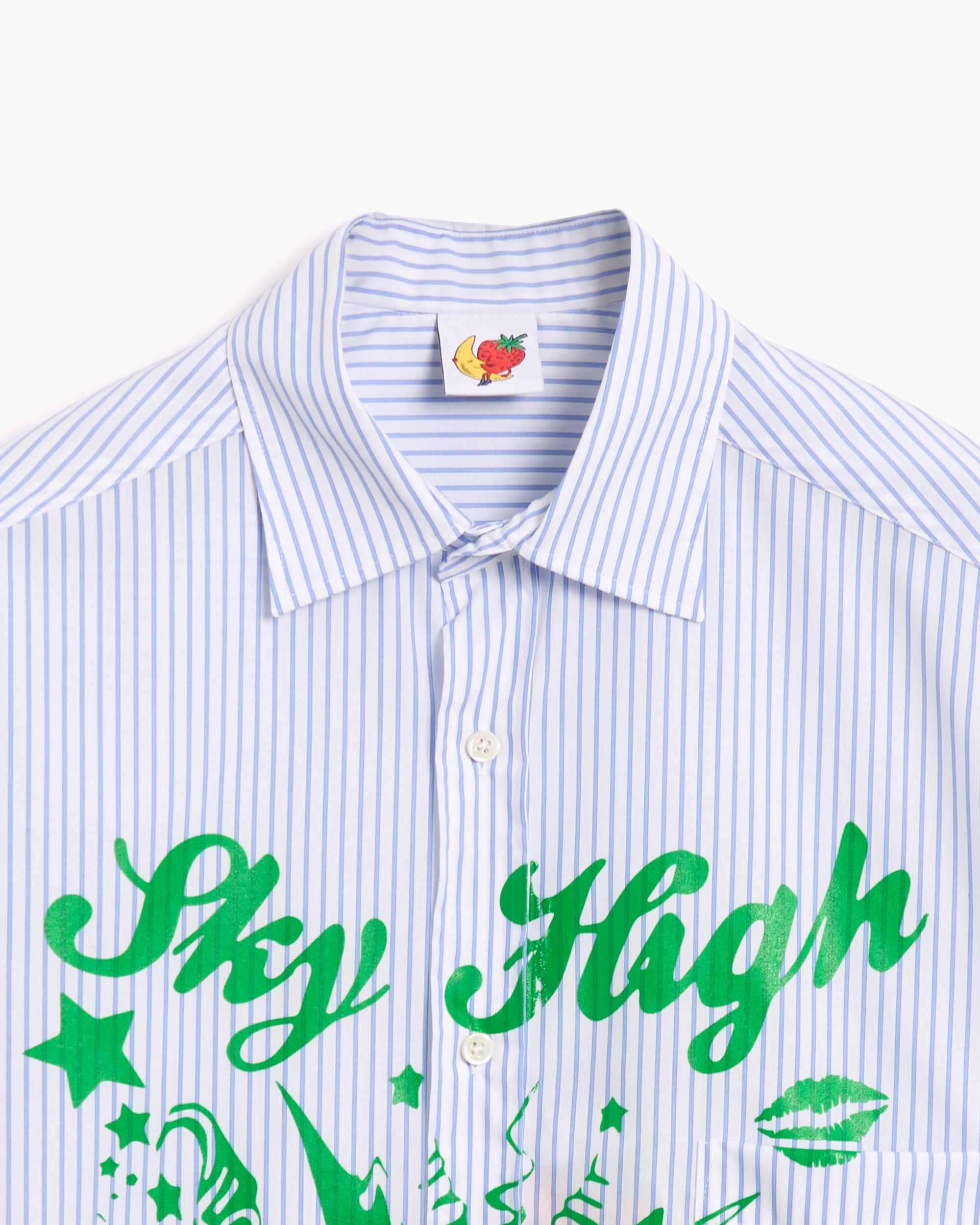 Shirts Sky High Farm Workwear Mindblown Unisex Print Button Down Shirt Unisex Shirt - SHF06B006-3