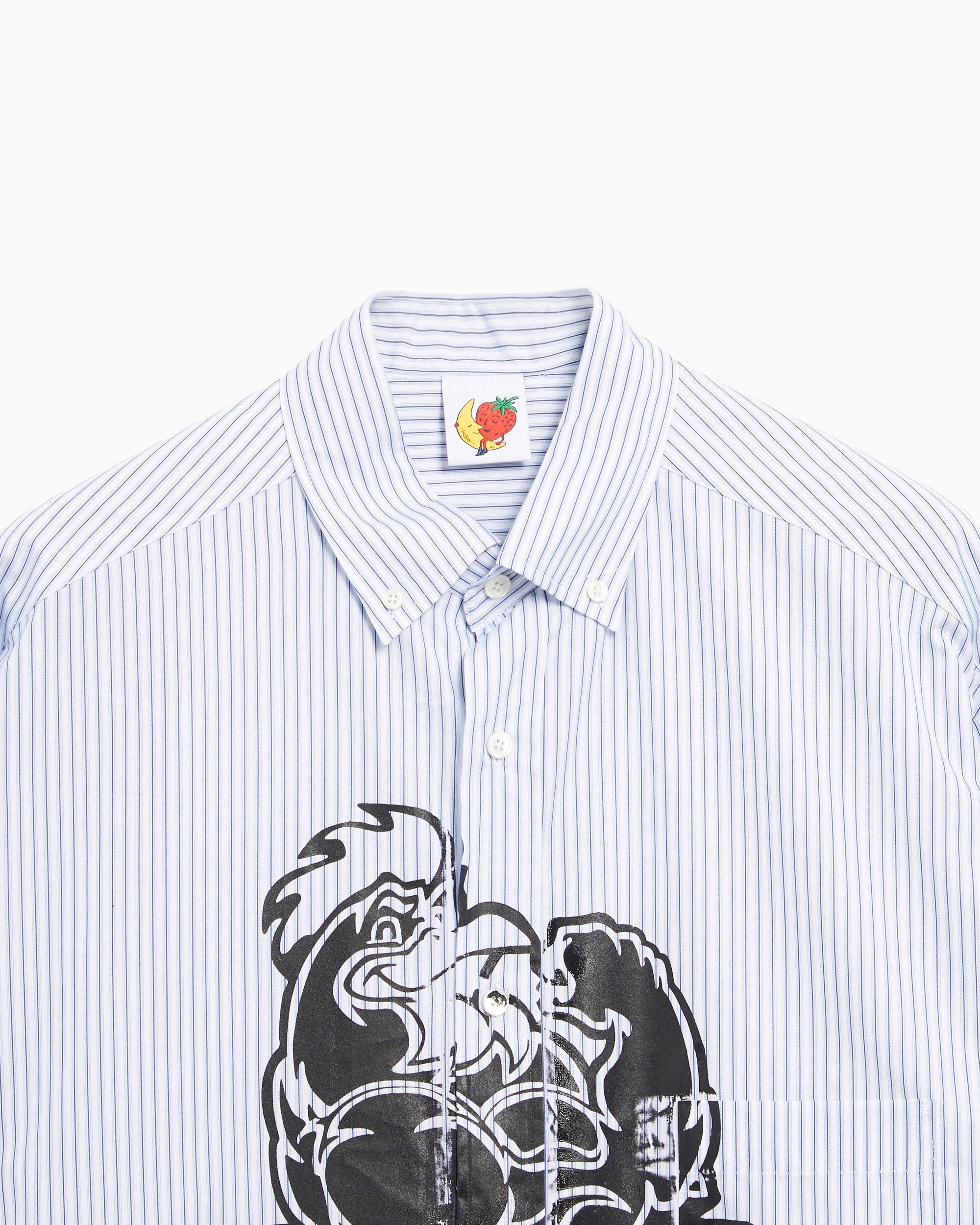 Shirts Sky High Farm Workwear Sky High Farm SHF Chicken Unisex Button Down Shirt Unisex Shirt - SHF05B005-2