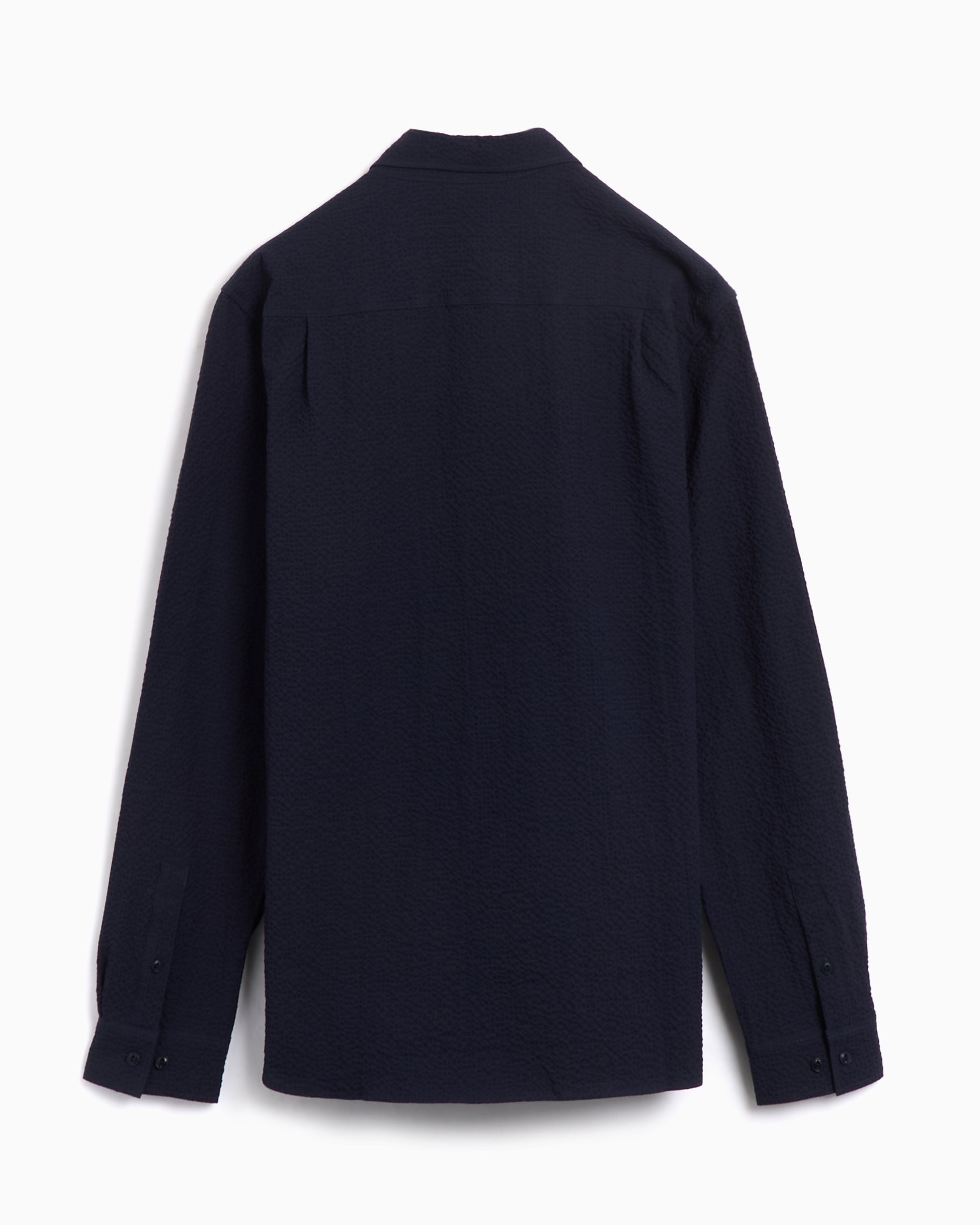 Shirts YMC Curtis Men's Long Sleeve Shirt Men's Shirt - P2AZI-NAVY
