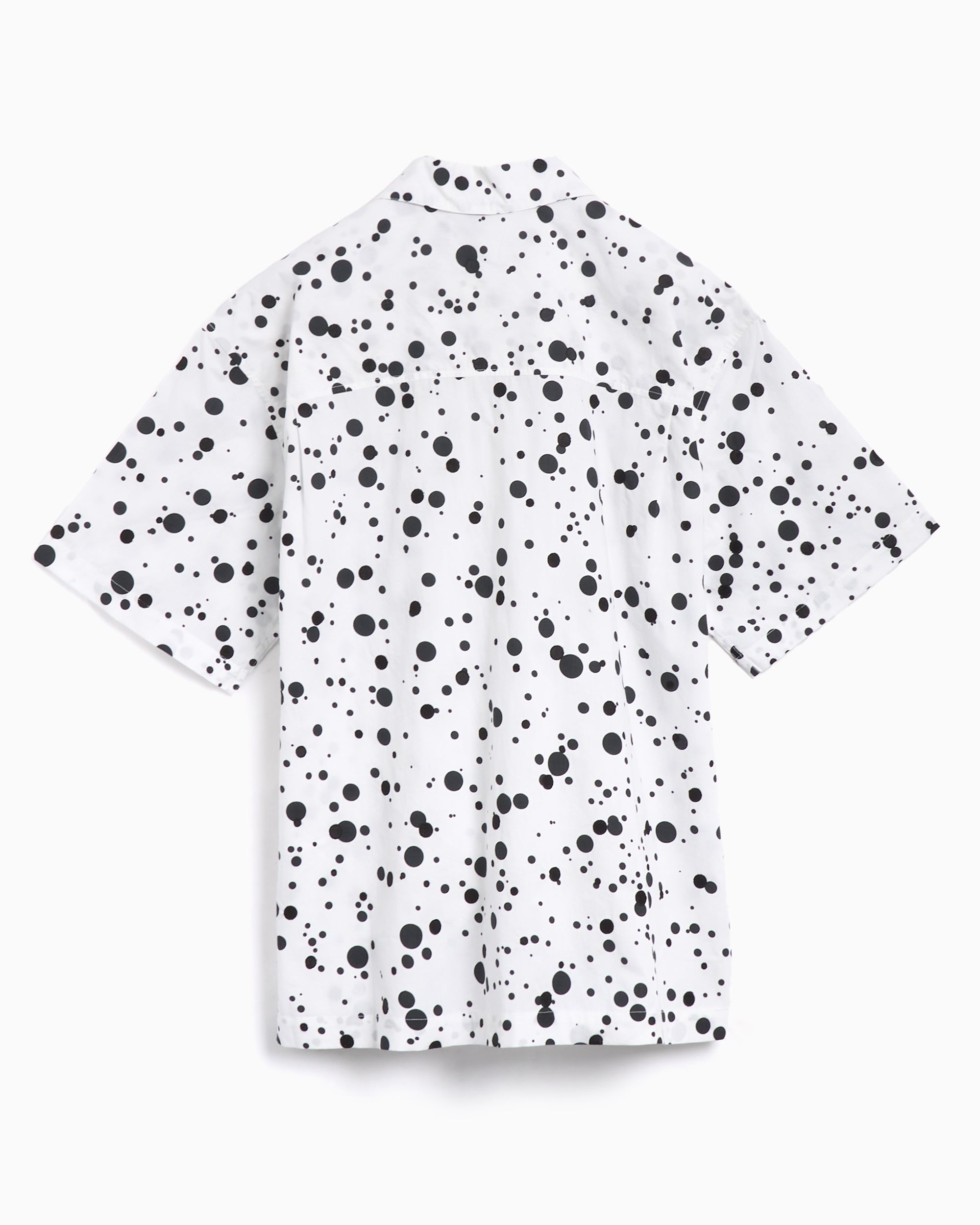 Shirts YMC Sidri Men's Short Sleeve Shirt Relaxed Men's Shirt - P2YAT-WHITE/BLACK