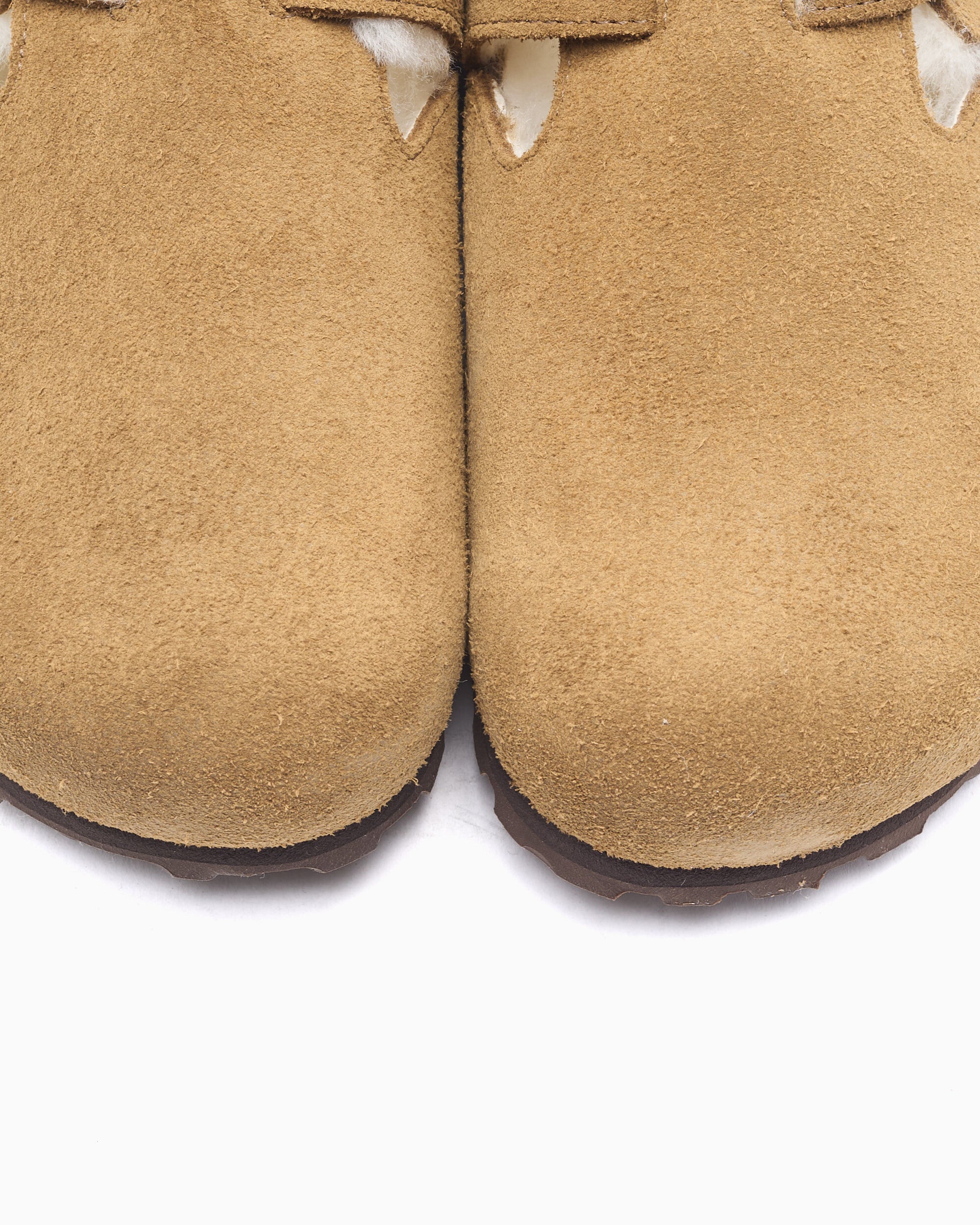 Shoes BIRKENSTOCK London Shearling Suede Leather Narrow Women's Shoes - 1014963
