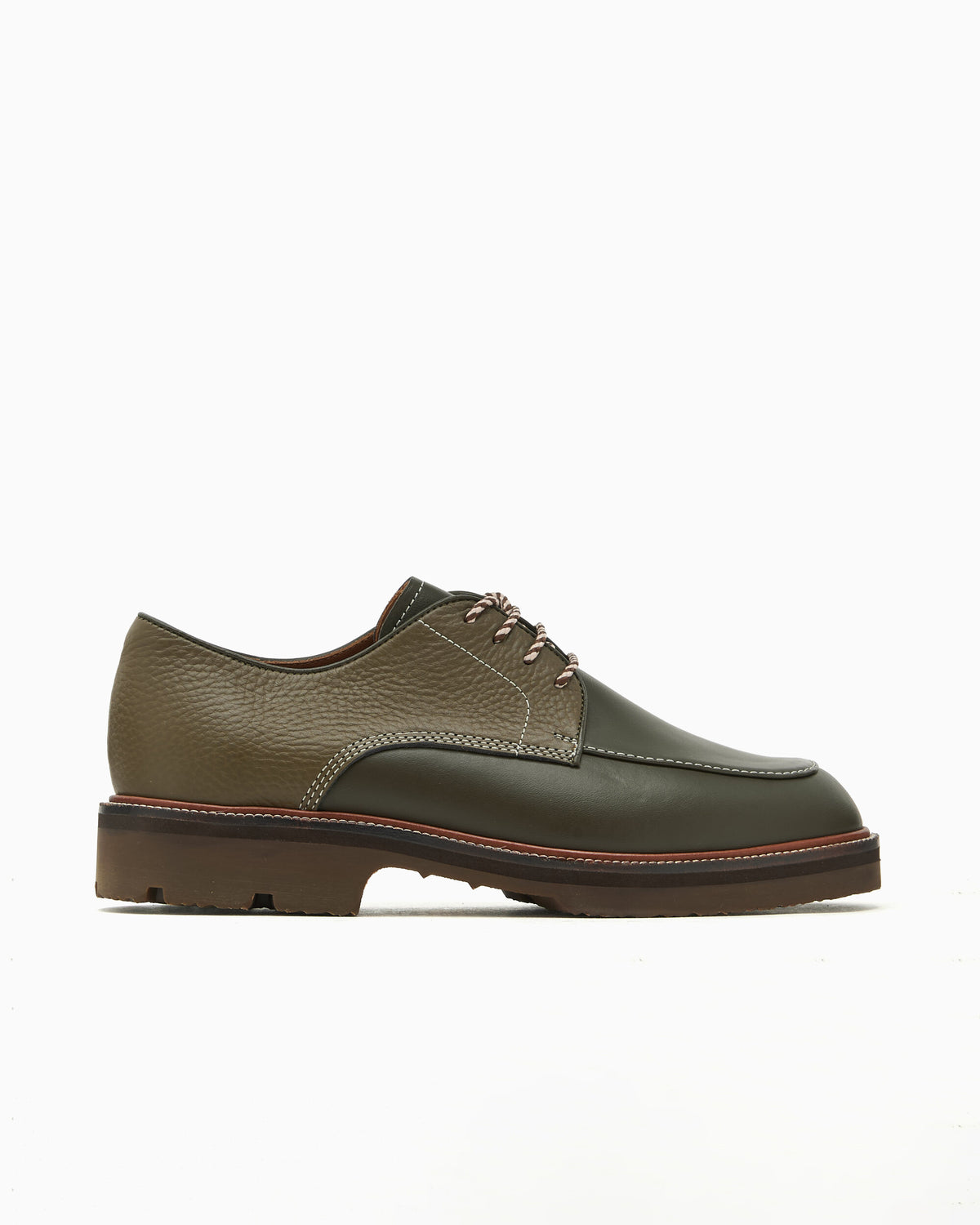 Shoes forét x Pennon 4 Eye Derby Vibram Men's Shoes - F5599-GREEN