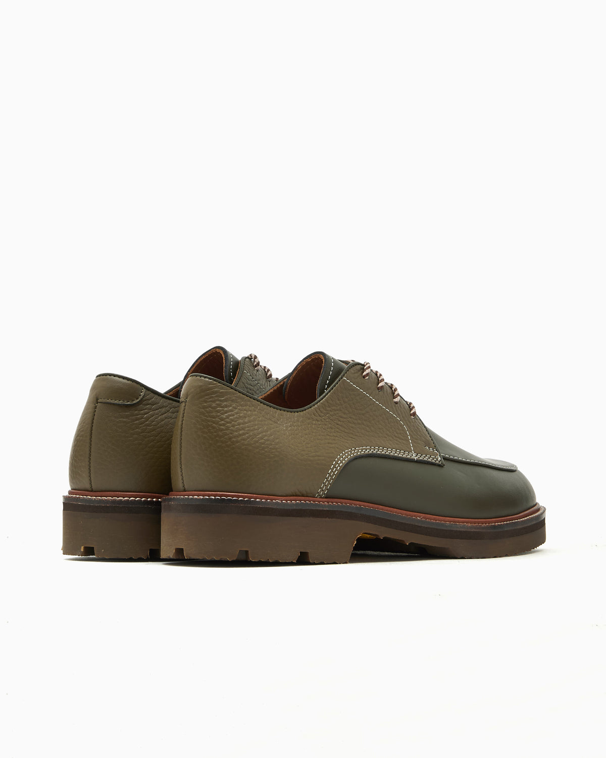 Shoes forét x Pennon 4 Eye Derby Vibram Men's Shoes - F5599-GREEN