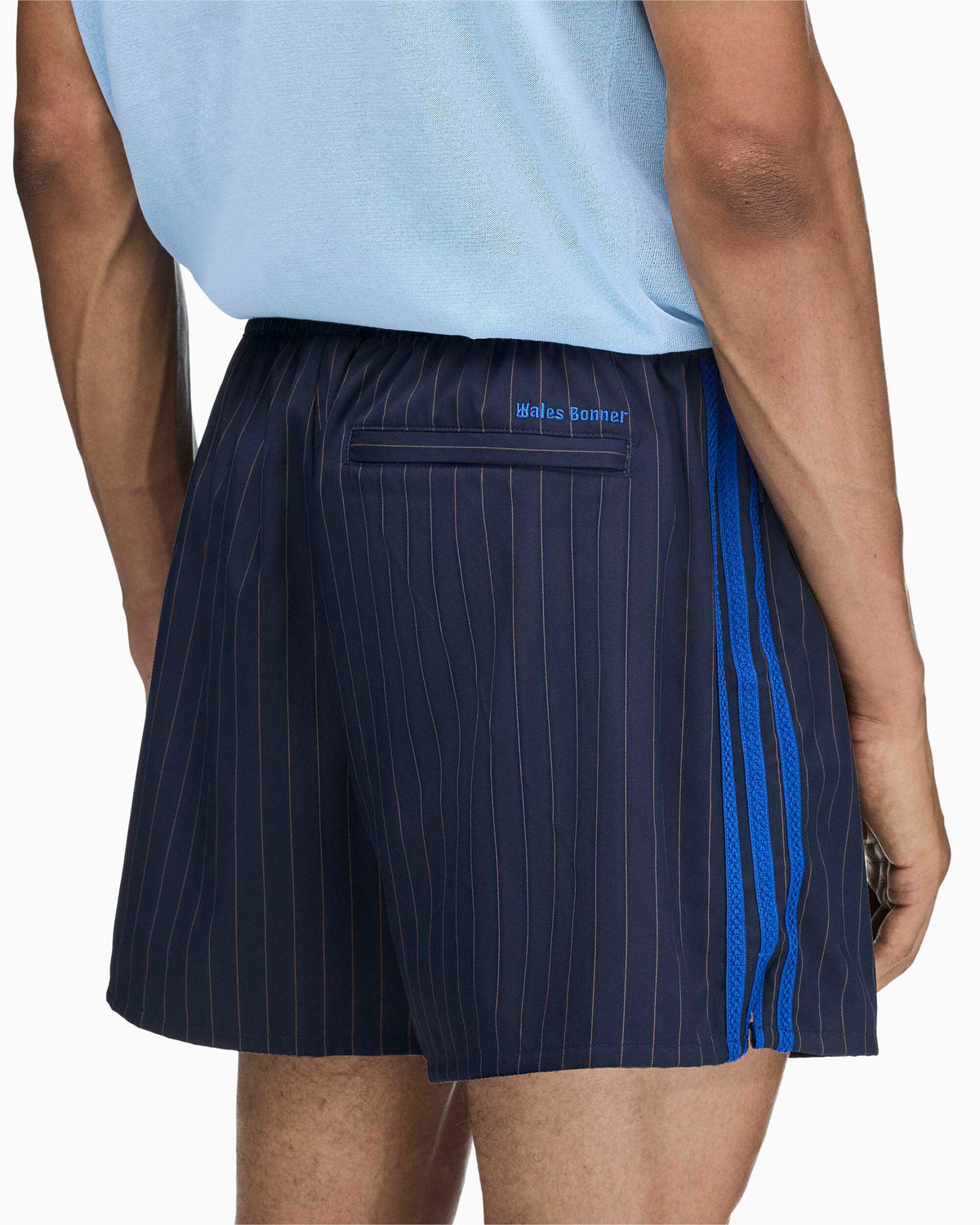 Shorts adidas Originals x Wales Bonner Pinstripe Men's Shorts - HY5020