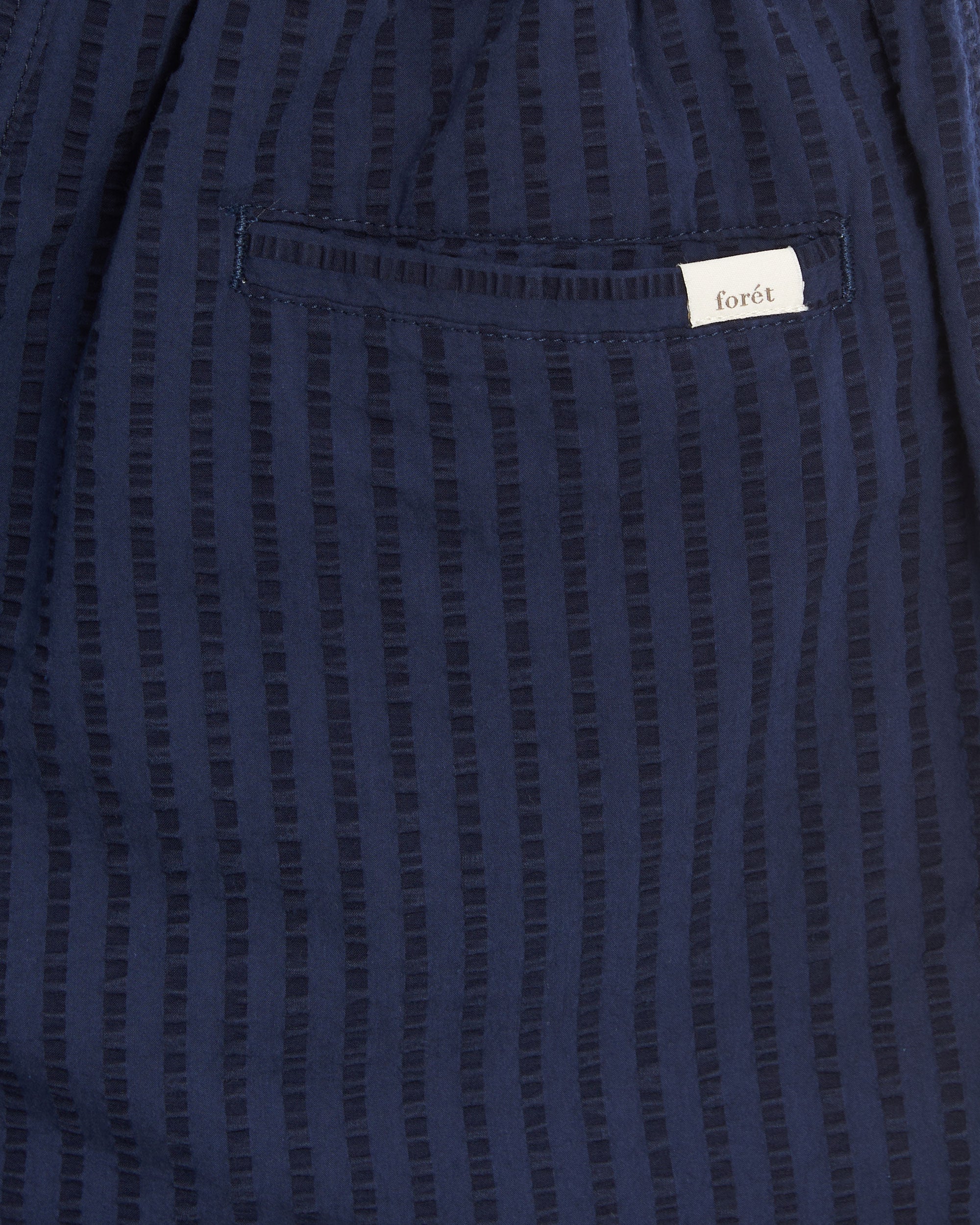 Shorts Forét Vole Seersucker Men's Shorts Men's Shorts - F992-NAVY
