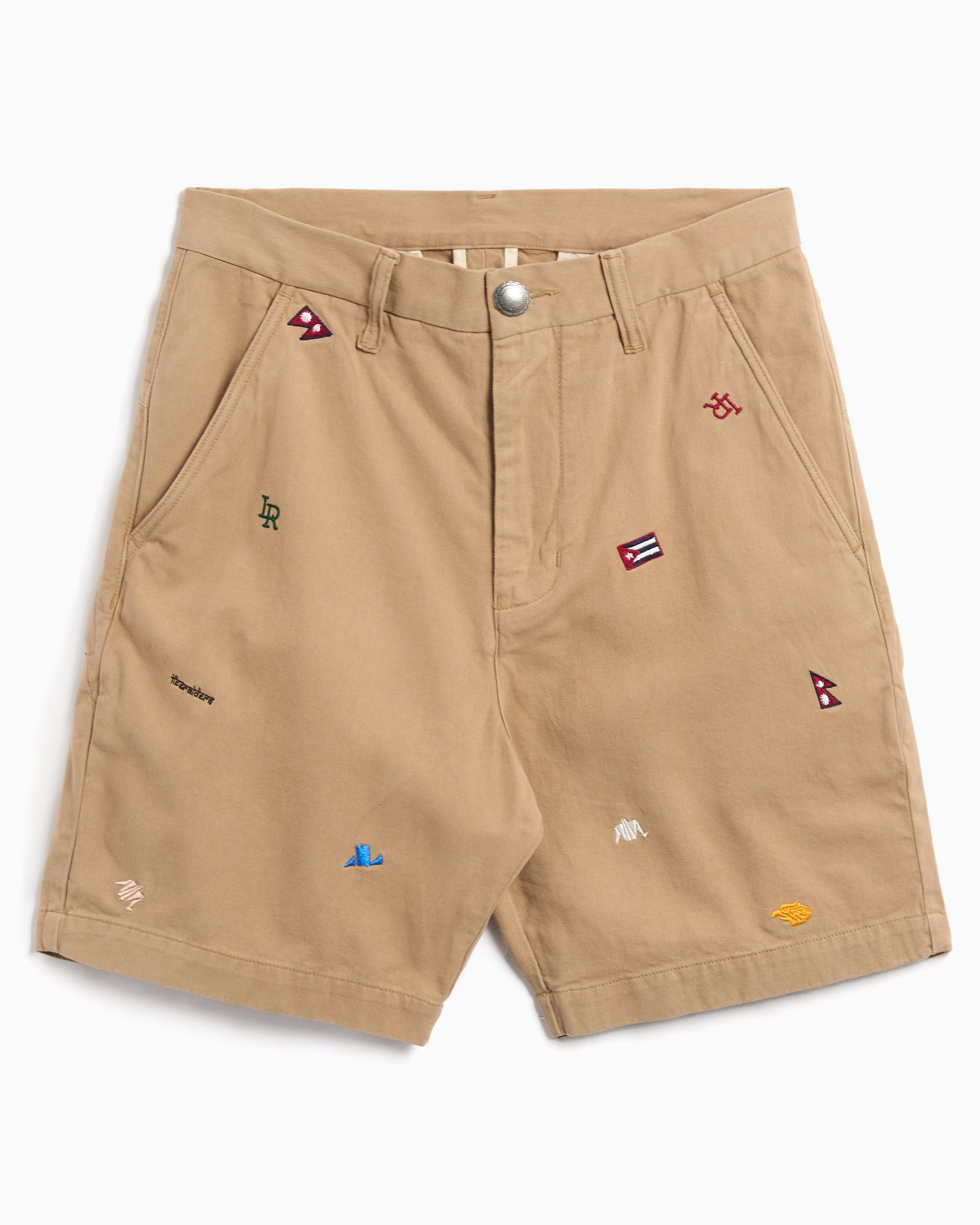 Shorts Liberaiders® Liberaiders® Lr Men's Embroidery Shorts Men's Shorts - 708022401-BEIGE