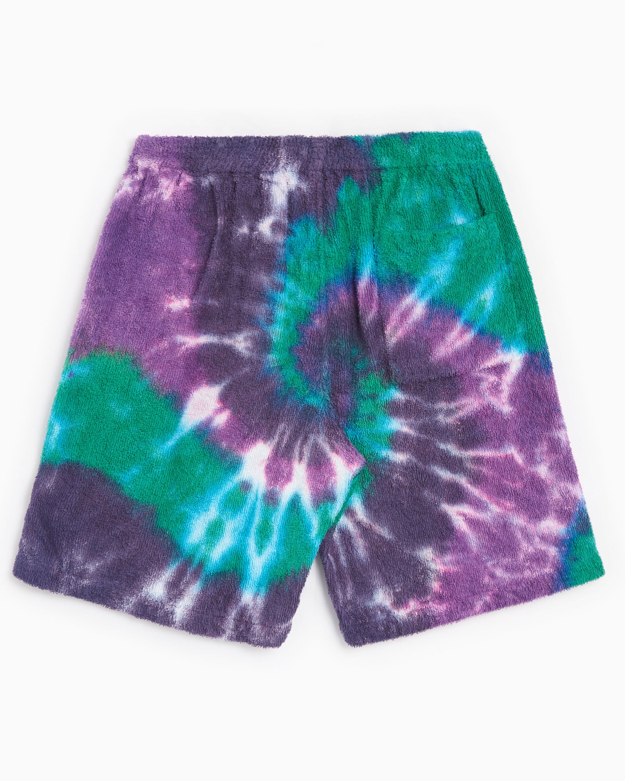 Shorts South2 West8 Men's String Easy Shorts Men's Shorts - OT516-A-Green/Purple