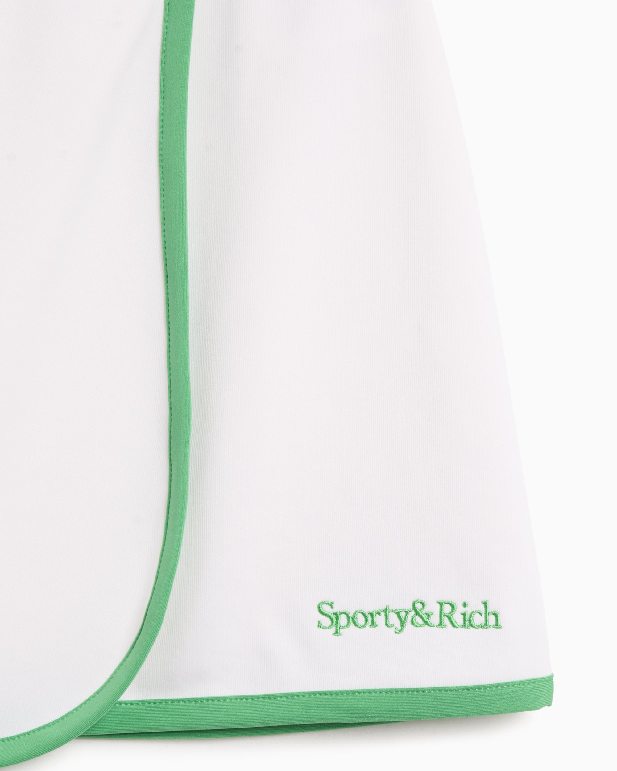 Skirts Sporty & Rich Serif Logo Embroidered Wrap Women's Skirt Women's Skirt - SK009S408SW
