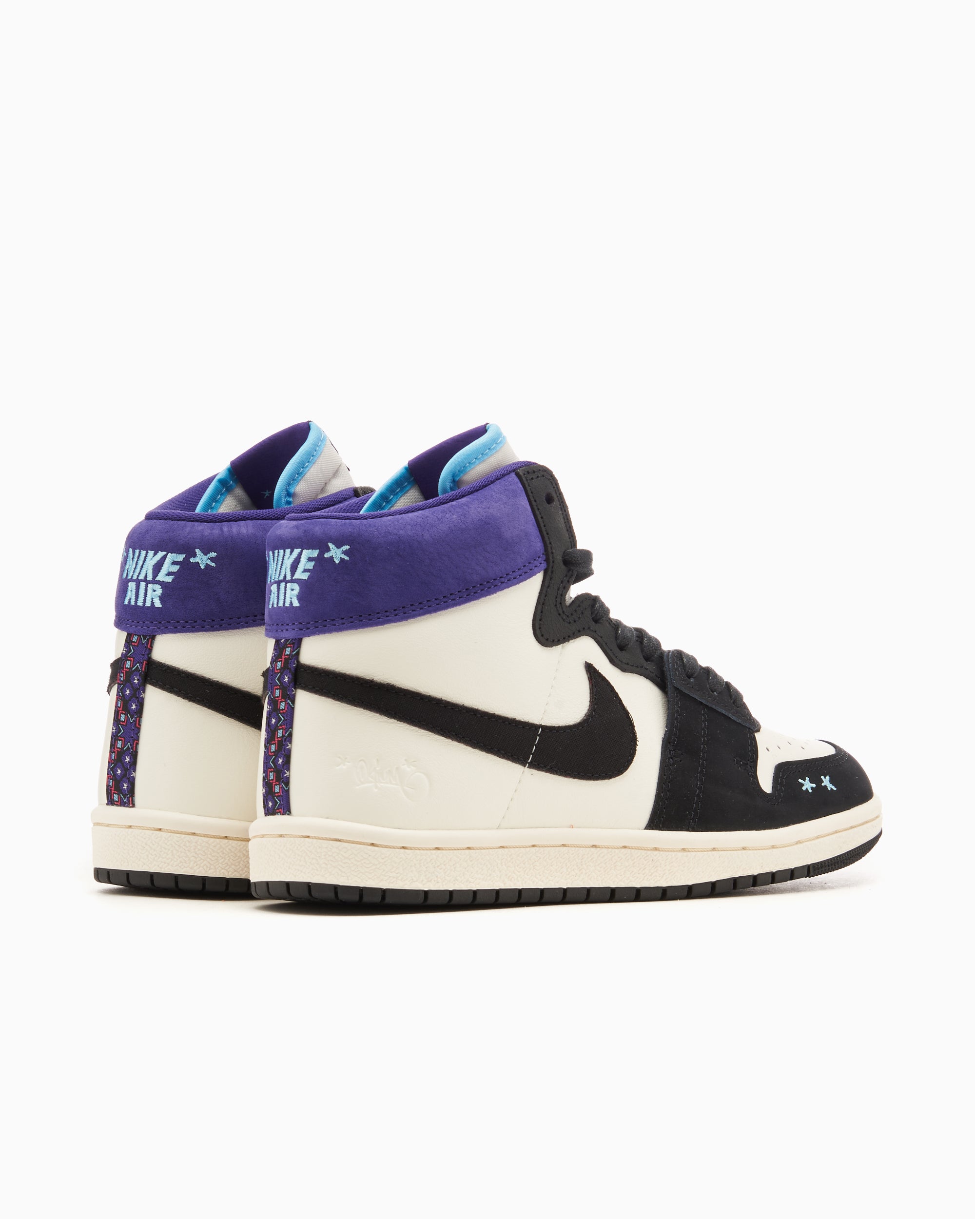 Sneakers Jordan x Opium Paris Air Ship PE SP "Black Court Purple" - FQ8281-100