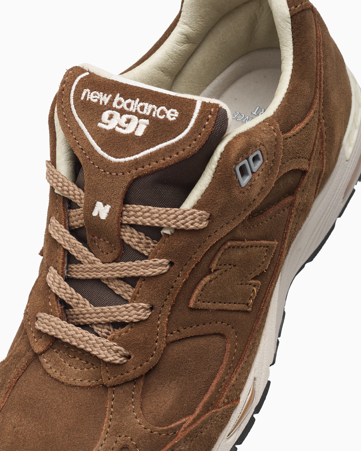 Sneakers New Balance Women's W991v1 BR1 Luxe Suede "Made in UK" - W991BR1