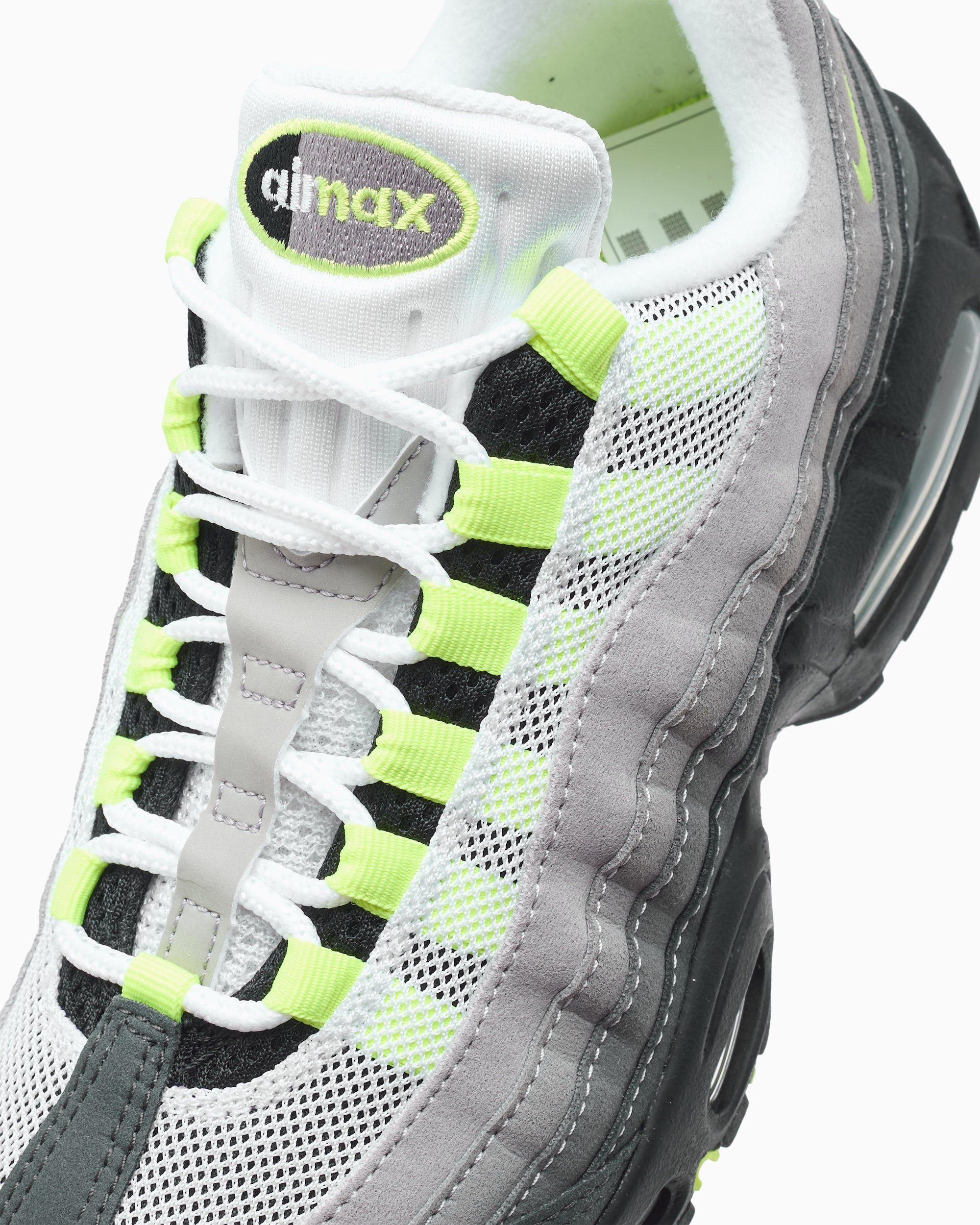 靴 NikeWomen'sAirMax95Big Bubble NeonYellow Nike Women's Air Max 95 Big Bubble 