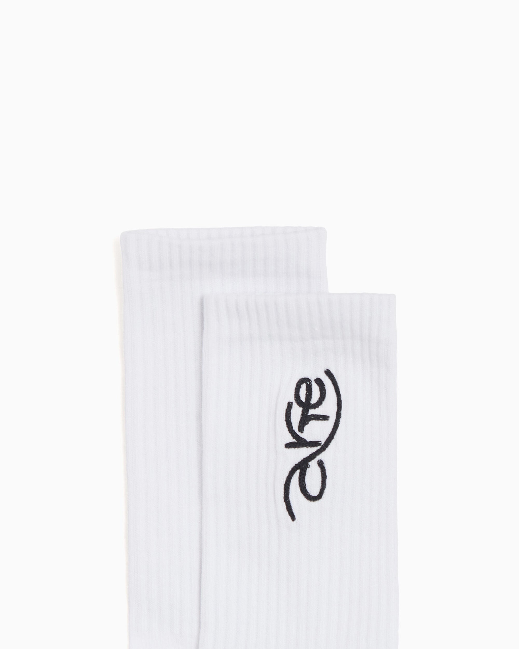 Socks Arte Antwerp Swirl Uniform Unisex Socks - AW26-172M-White