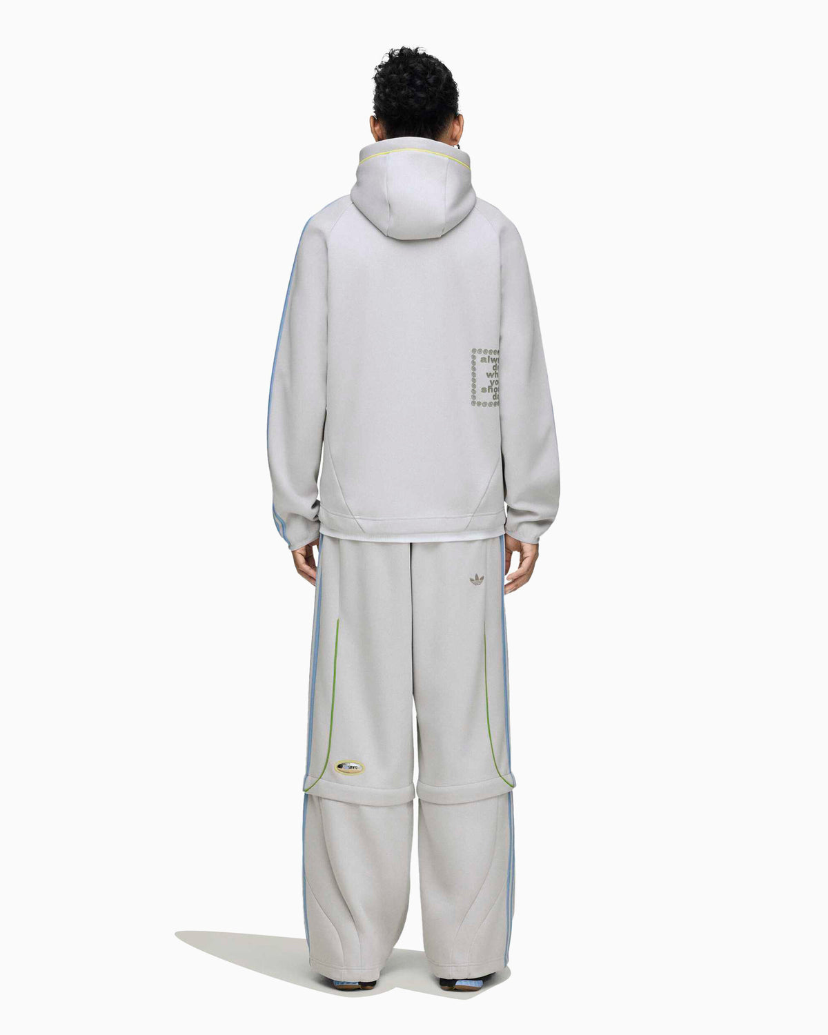 Sweatshirts adidas Originals x always do what you should do Spacer Teamgesist Men's Zip-Up Sweatshirt - KZ0985
