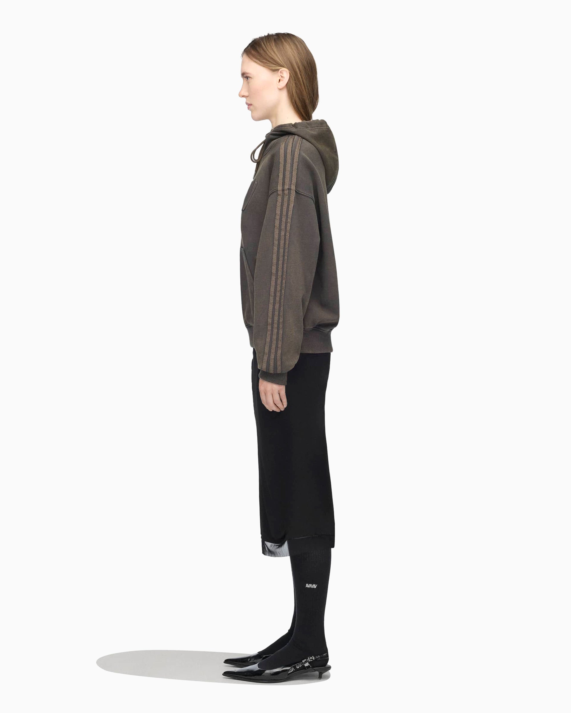 Sweatshirts adidas Originals x AVAVAV Shoulderless Logo Oversize Women's Hoodie - KF4970