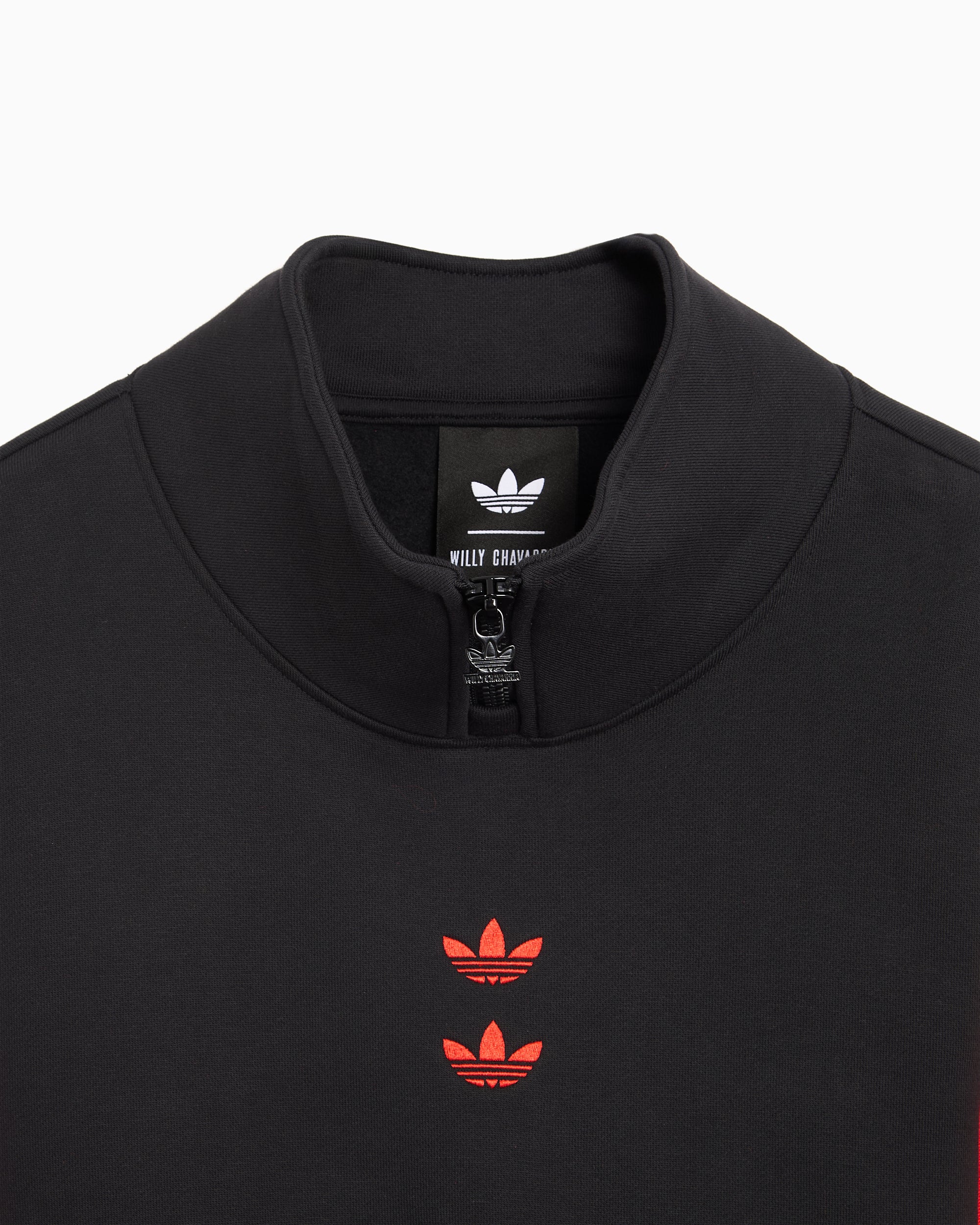 Sweatshirts adidas Originals x Willy Chavarria Watsonville Logo Relaxed Men's Half Zip Sweatshirt - KD9347