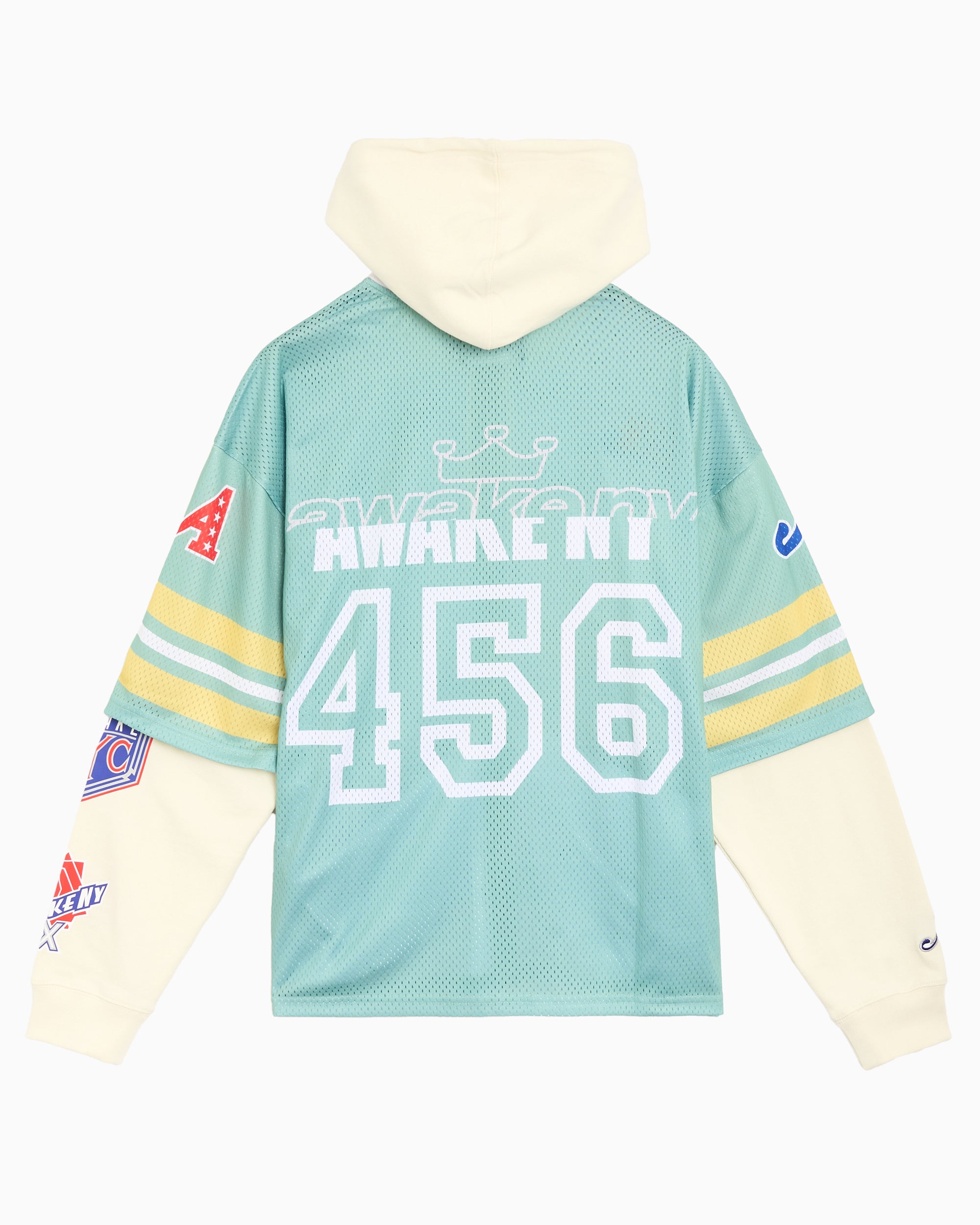 Sweatshirts Awake NY Headcrack Champs Graphic Relaxed Men's Zip-Up Sweatshirt - AWK-SP26-HD005-GRE