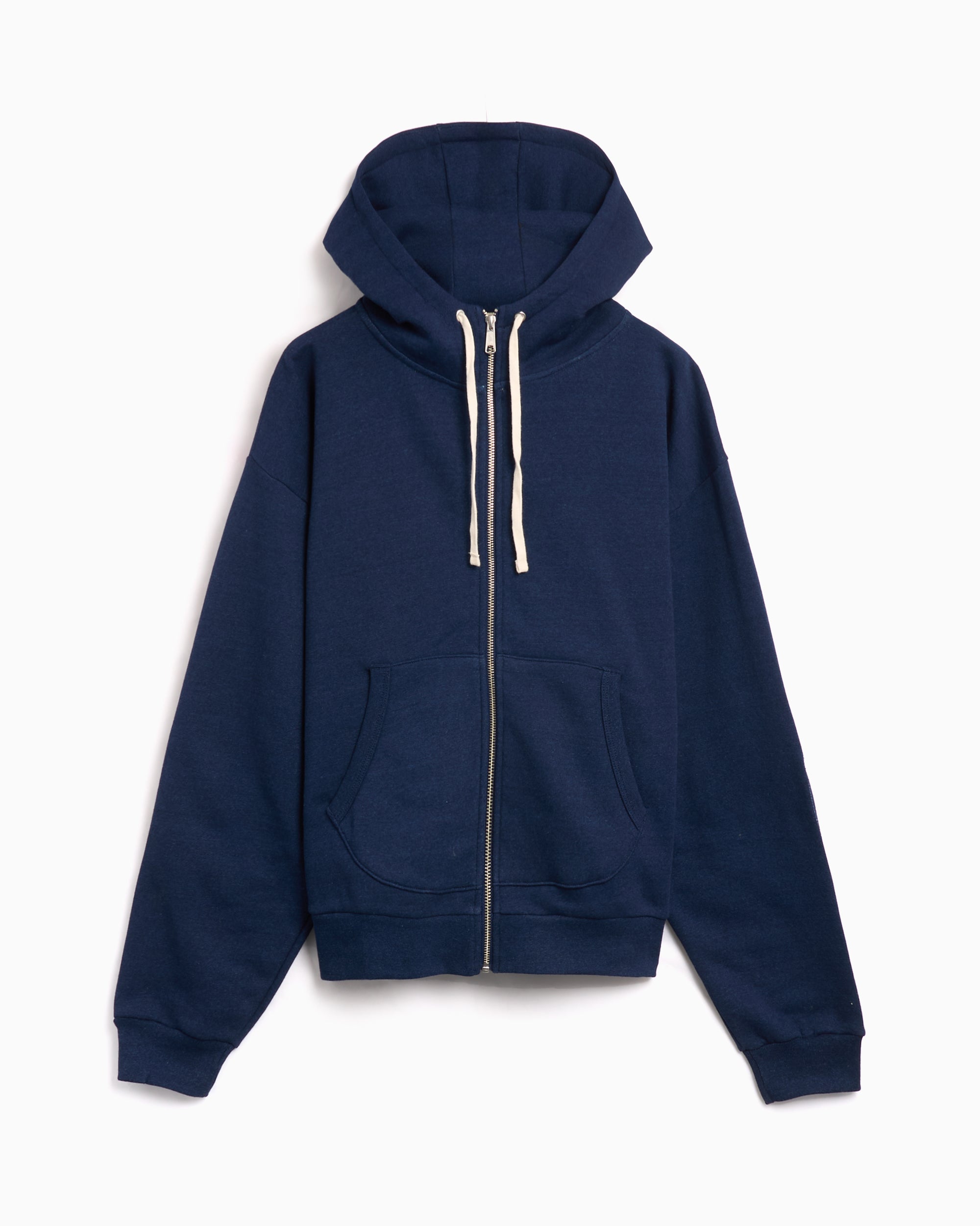 Sweatshirts Brain Dead Padded Elbow Men's Zip Up Hoodie Men's Zip-Up Sweatshirt - F24T09003924-INDIGO