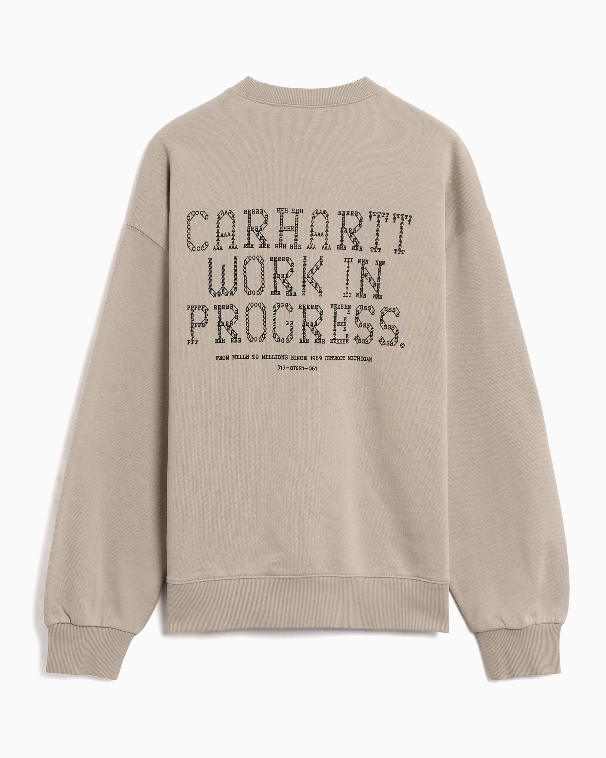 Sweatshirts Carhartt WIP Punched Graphic Relaxed Men's Sweatshirt - I036039-3GEXX