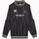 Carhartt WIP x F.C. Real Bristol Warm Up Unisex Sweatshirt mit Streifen