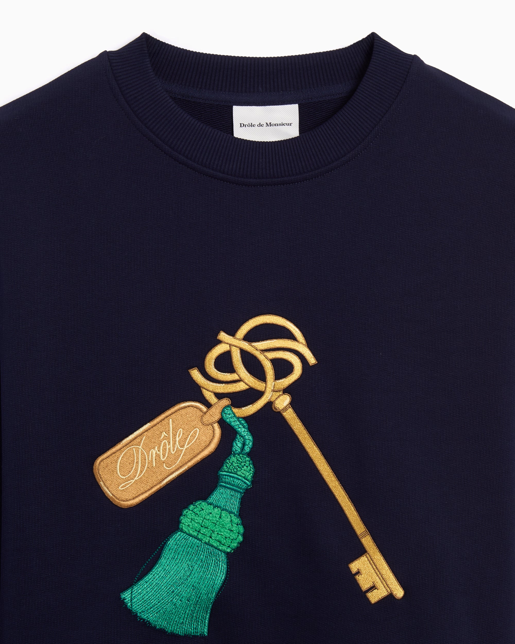Sweatshirts Drôle de Monsieur Clef Relaxed Men's Sweatshirt - SW173-CO127-NY