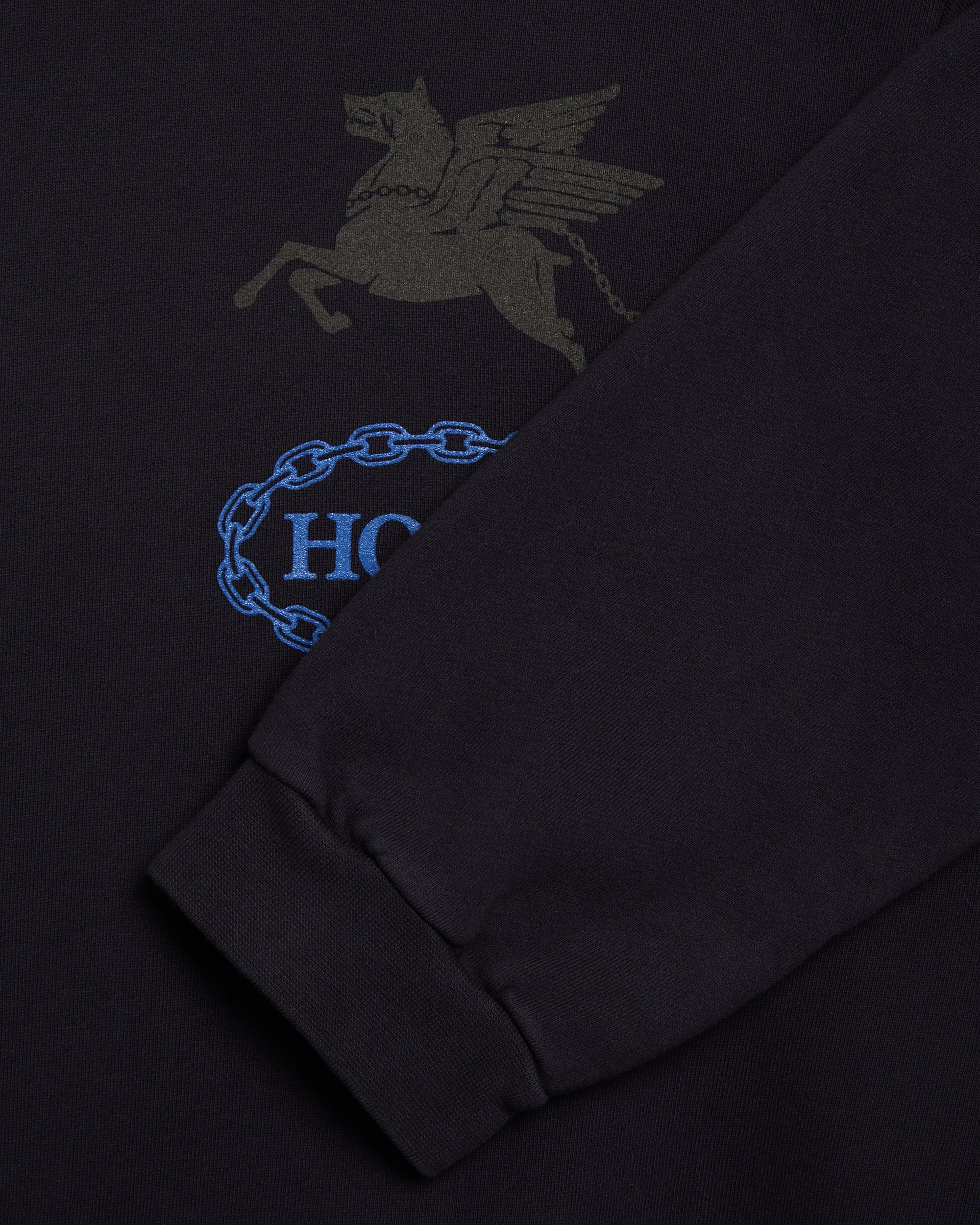 Sweatshirts Honor The Gift® Hellhound Towing Graphic Relaxed Men's Hoodie - HTG250561-BLACK