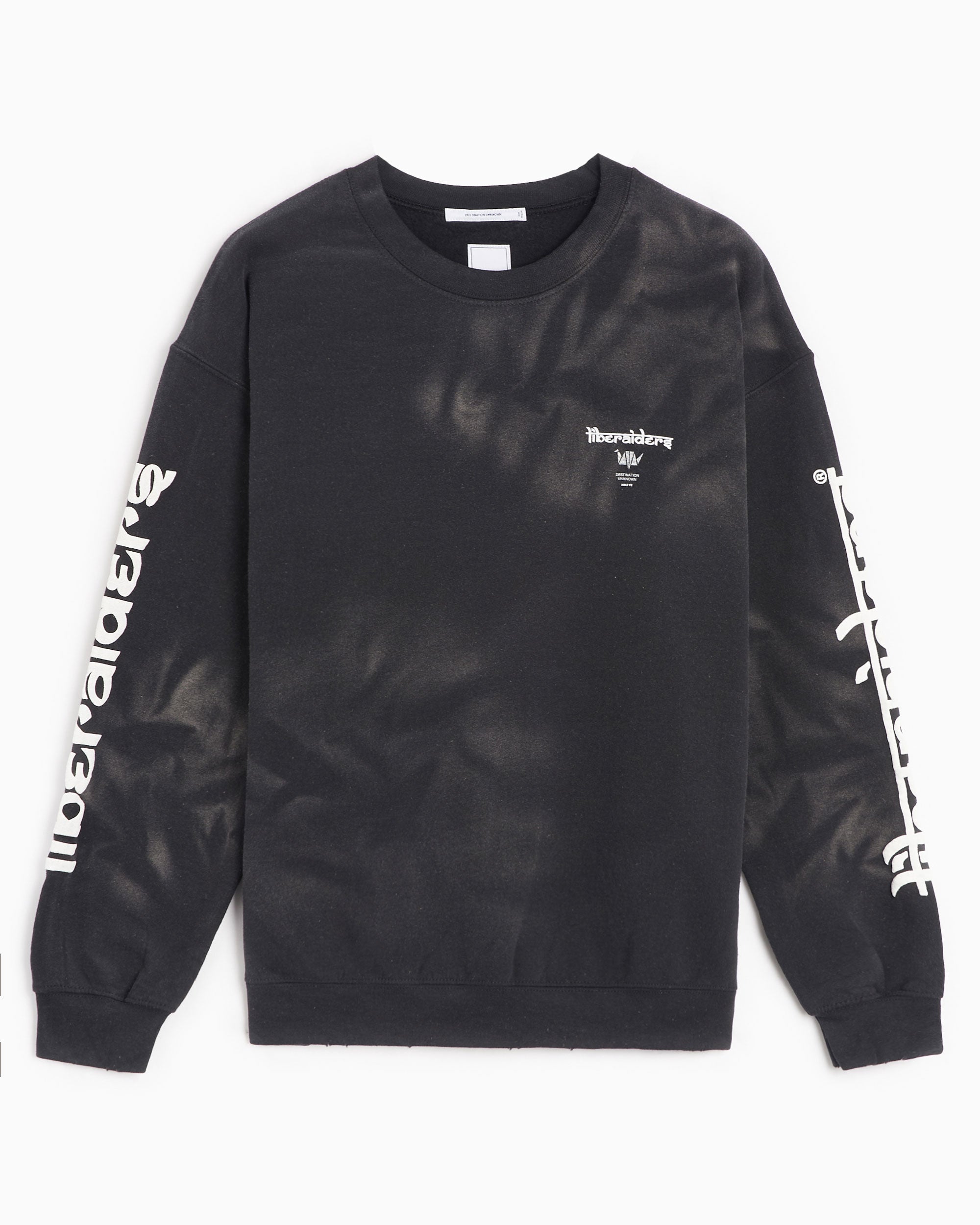 Sweatshirts Liberaiders® Liberaiders® Logo Vintage Men's Sweatshirt Men's Sweatshirt - 753192303-BLACK