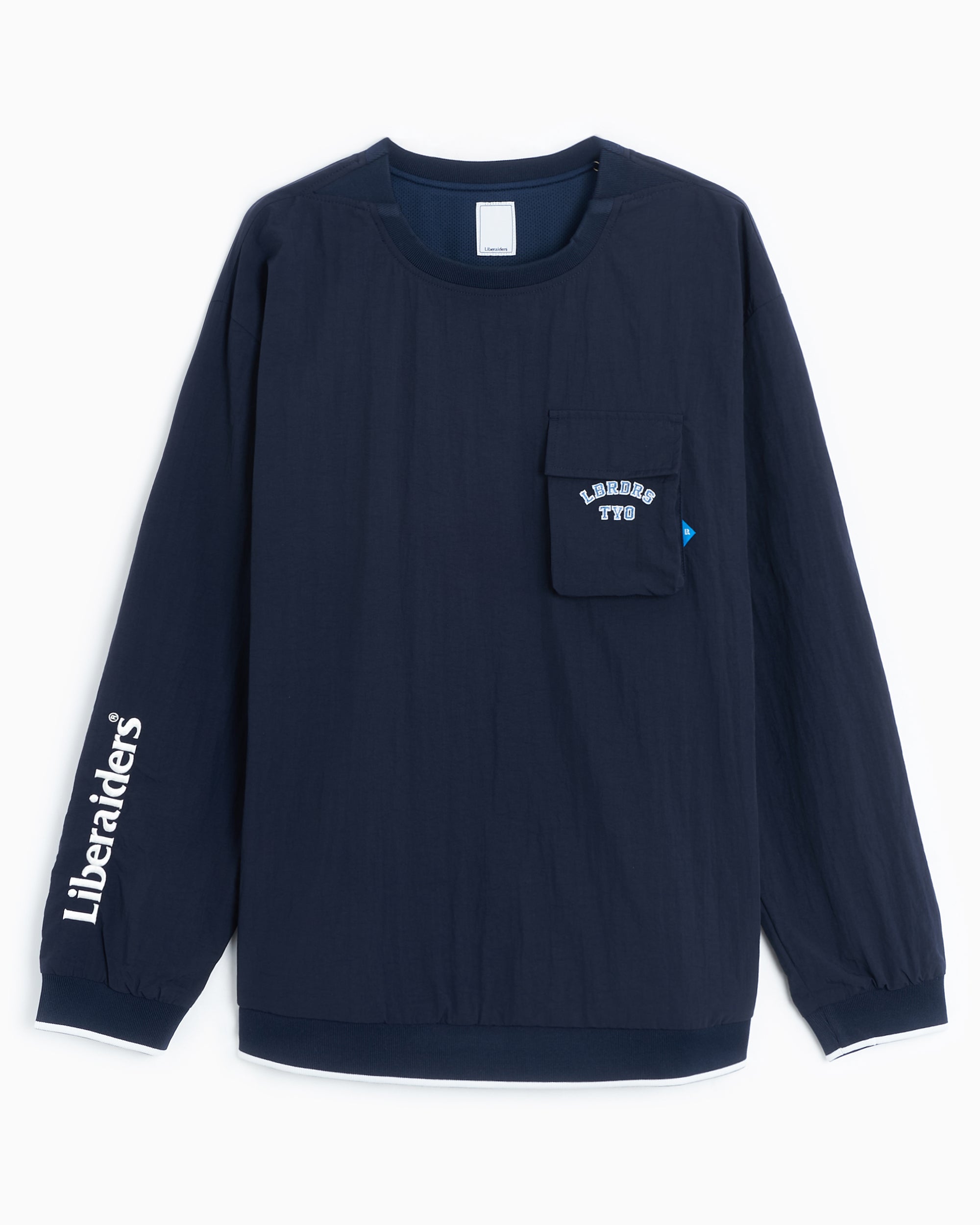 Sweatshirts Liberaiders® Liberaiders® LR Men's Nylon Sweatshirt Men's Sweatshirt - 753032303-NAVY