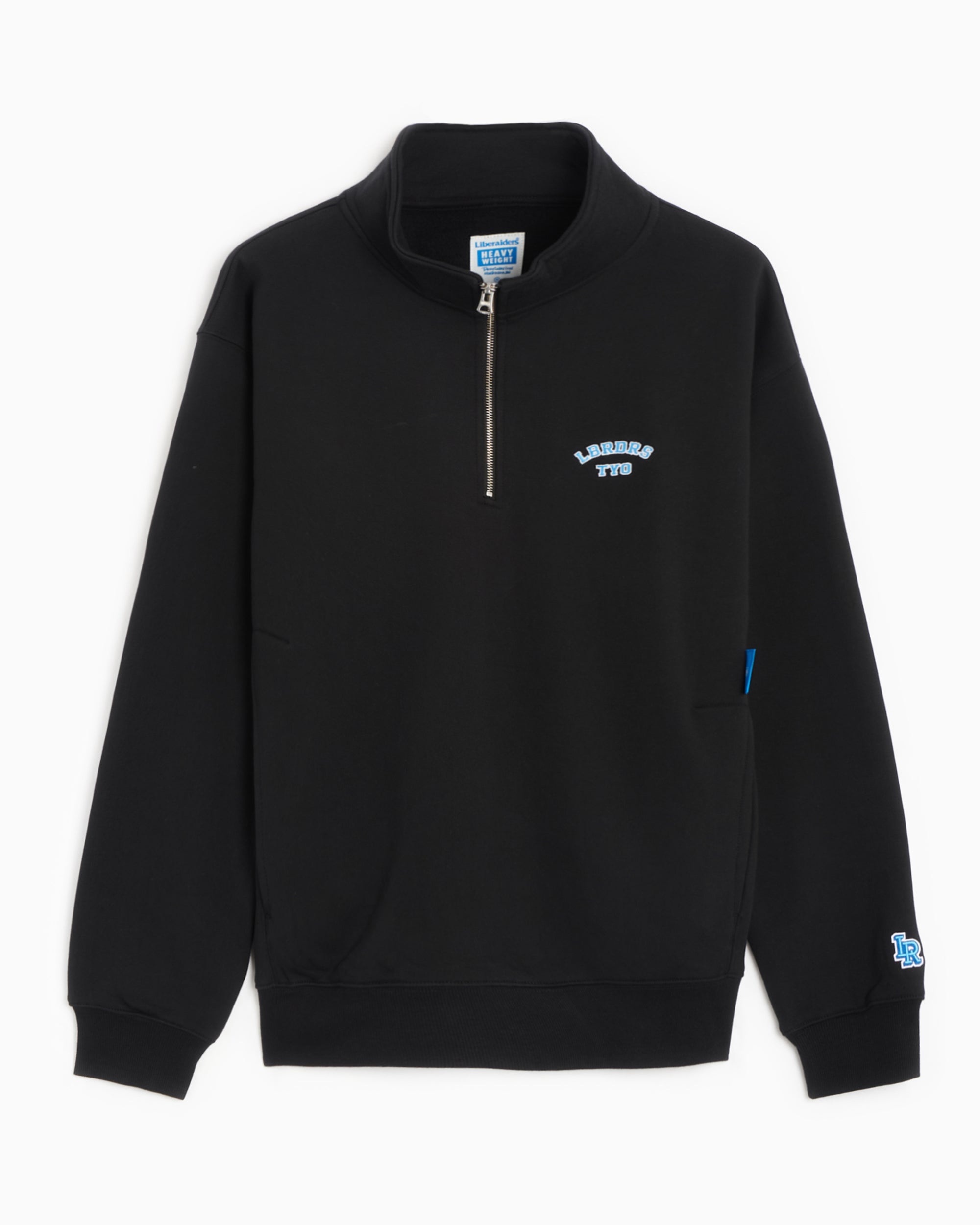 Sweatshirts Liberaiders® Liberaiders® Men's Heavyweight Fleece Half Zip Sweatshirt Men's Half Zip Sweatshirt - 753082303-BLACK